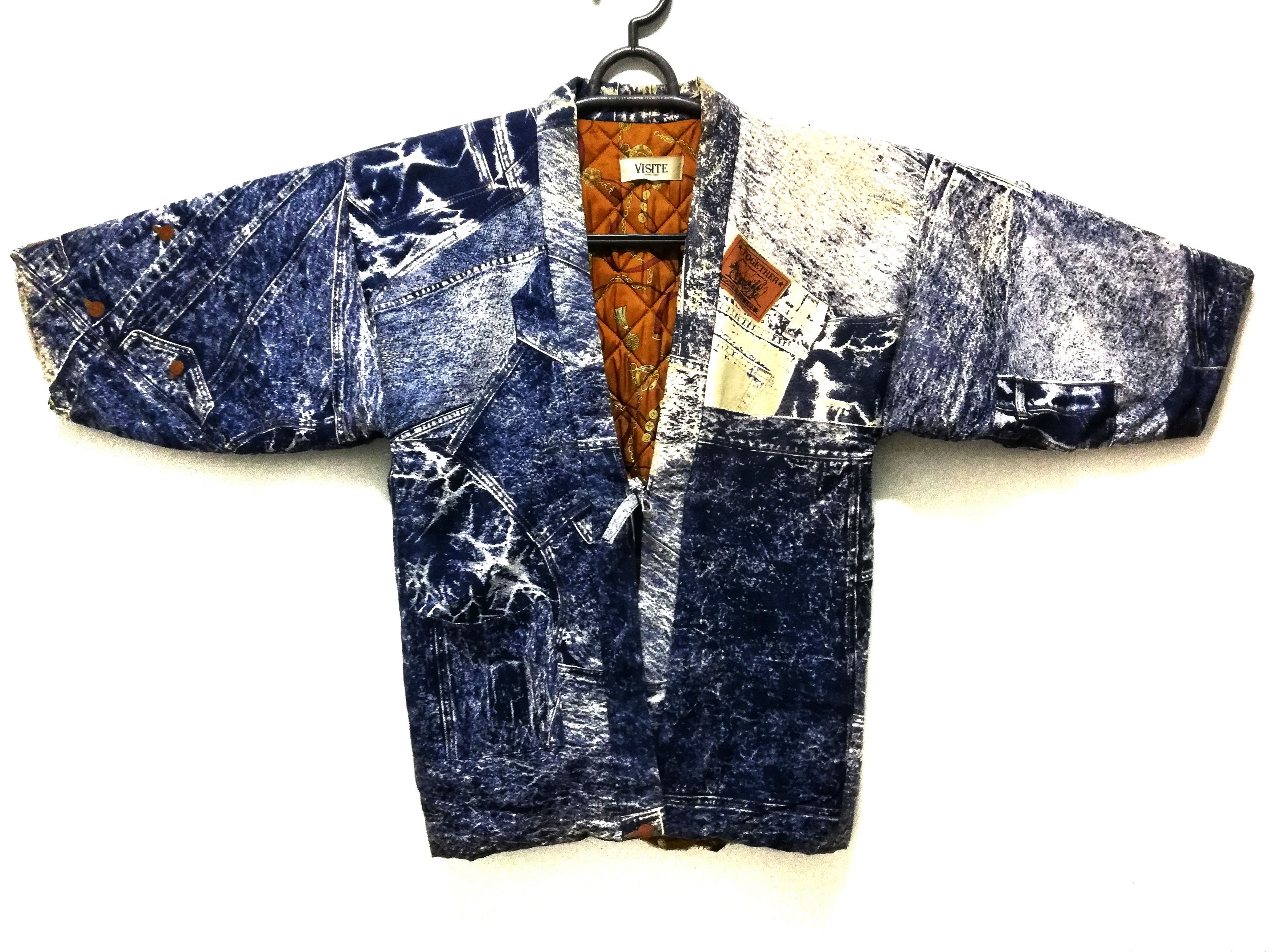 Japanese Brand 🔥Kimono Japanese All Over New York Jeans Printed Style🔥 Size US M / EU 48-50 / 2 - 1 Thumbnail
