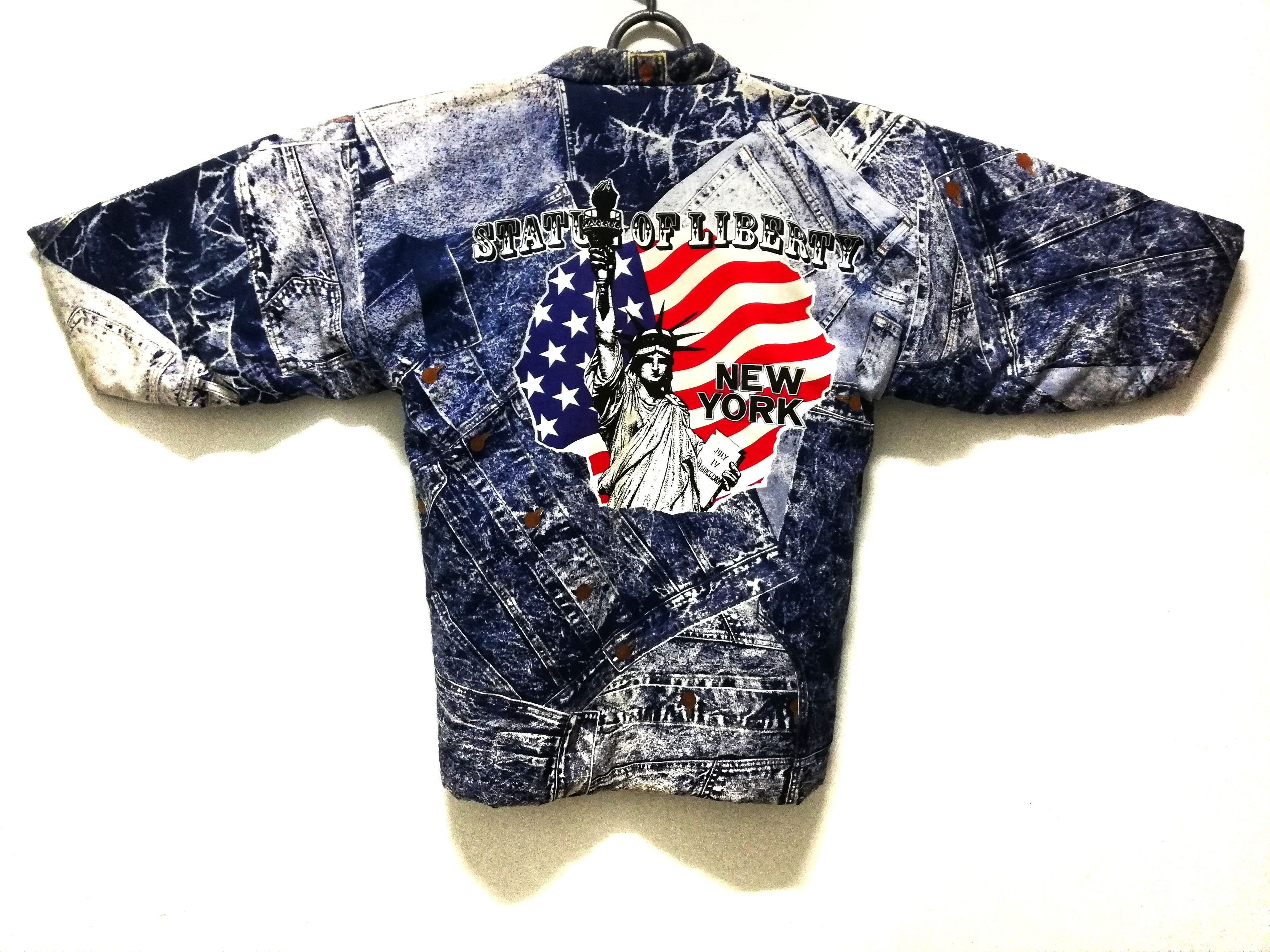 Japanese Brand 🔥Kimono Japanese All Over New York Jeans Printed Style🔥 Size US M / EU 48-50 / 2 - 9 Thumbnail