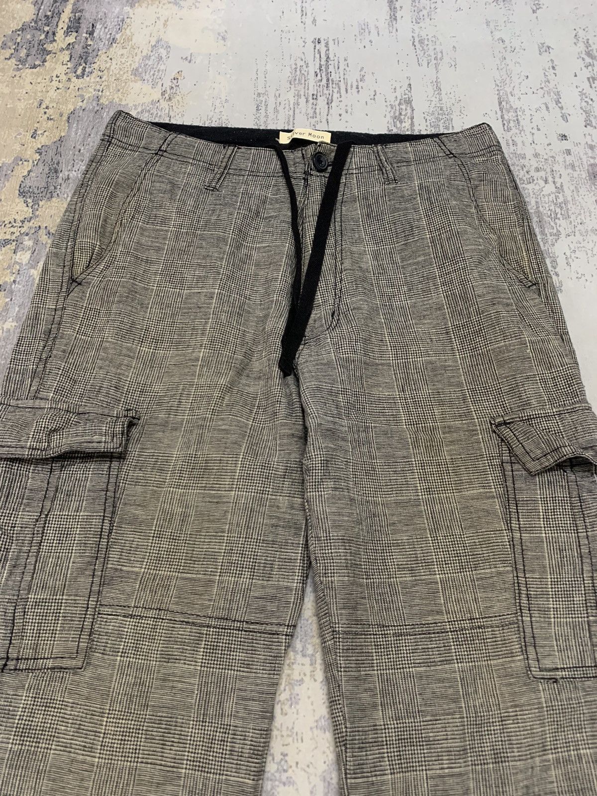 If Six Was Nine Japanese Brand Silver Moon Avant Garde Cargo Pant 30x29.5 Size US 30 / EU 46 - 5 Thumbnail