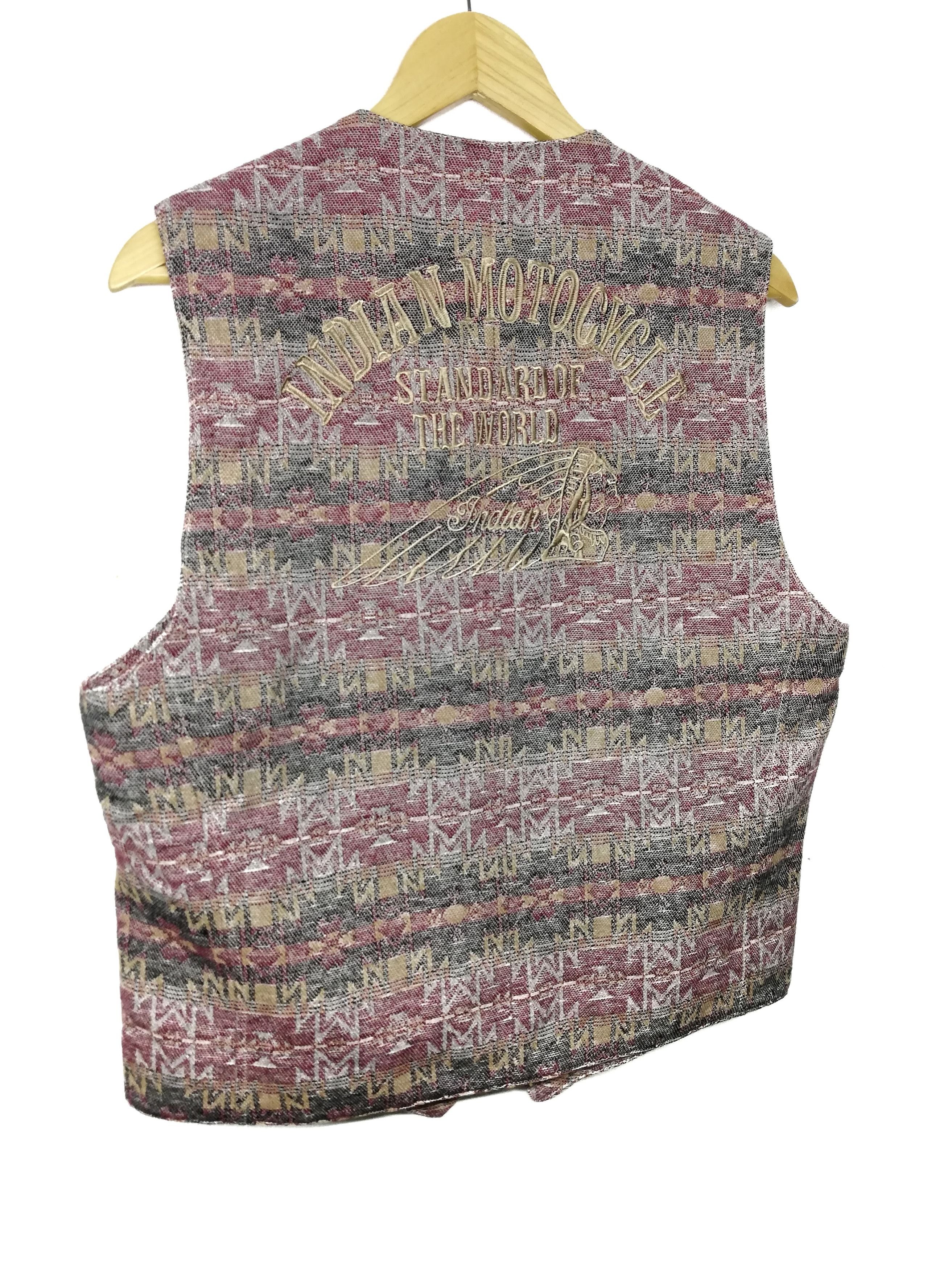 Indian Motorcycle × Native × Vintage 🔥SUMMER SALE Native American Tradition By Allen Wah Vest Size US L / EU 52-54 / 3 - 11 Thumbnail