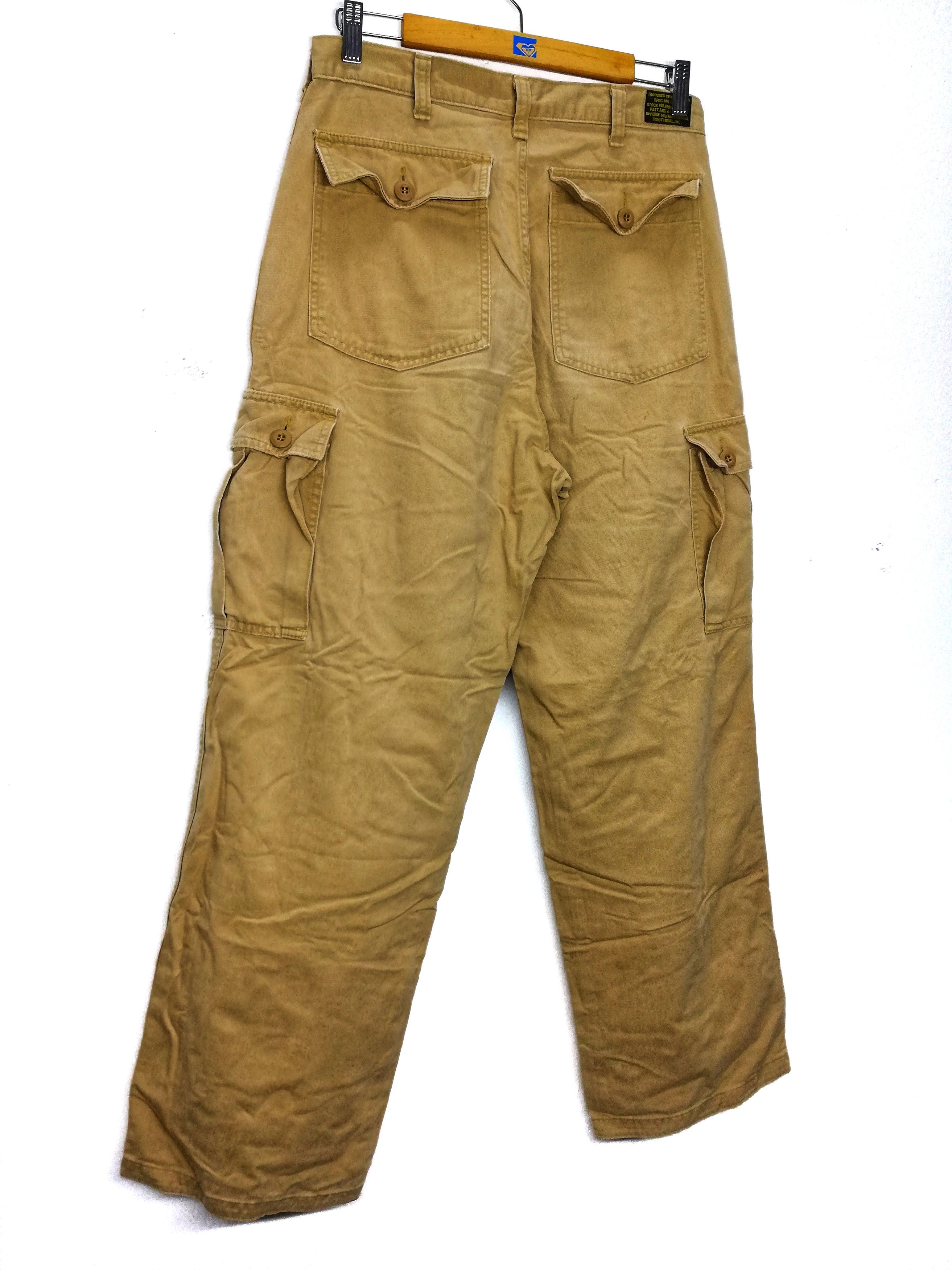 Schott × Vintage 🔥Schott N.Y.C. Trousers Utility Cargo Spec. Mil-T-4335A🔥 Size US 30 / EU 46 - 5 Thumbnail