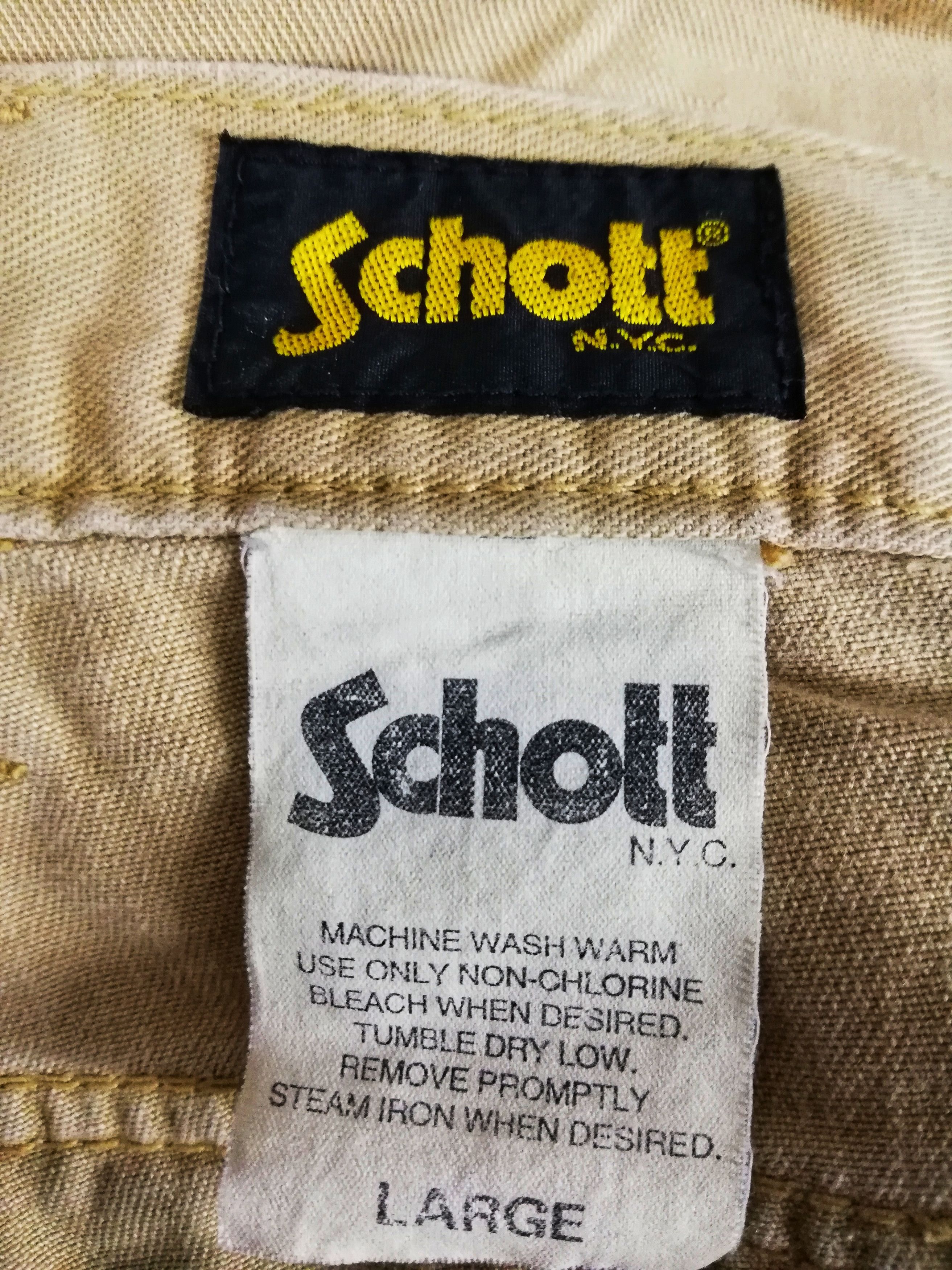 Schott × Vintage 🔥Schott N.Y.C. Trousers Utility Cargo Spec. Mil-T-4335A🔥 Size US 30 / EU 46 - 7 Thumbnail