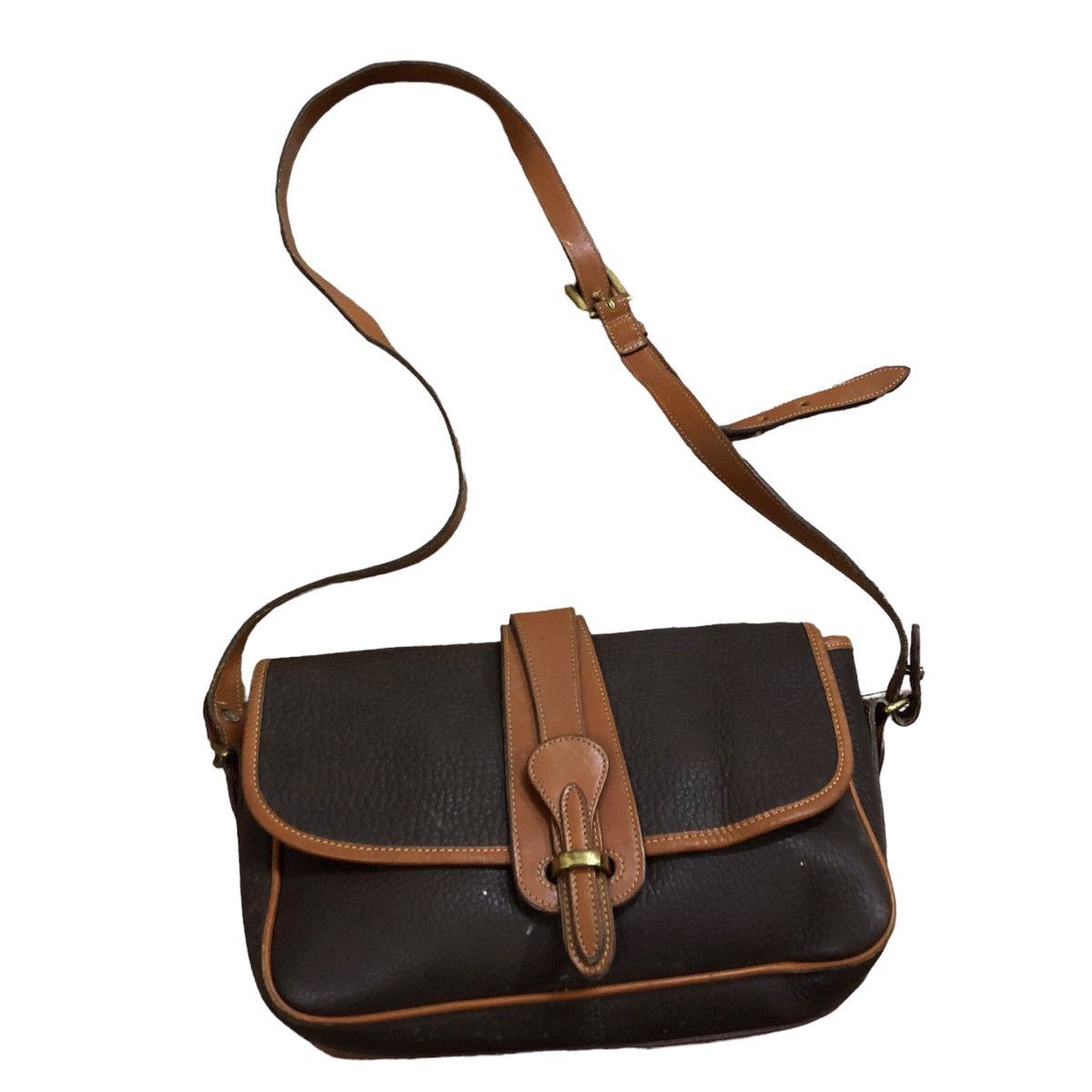 vintage dooney & bourke all weather leather crossbody bag