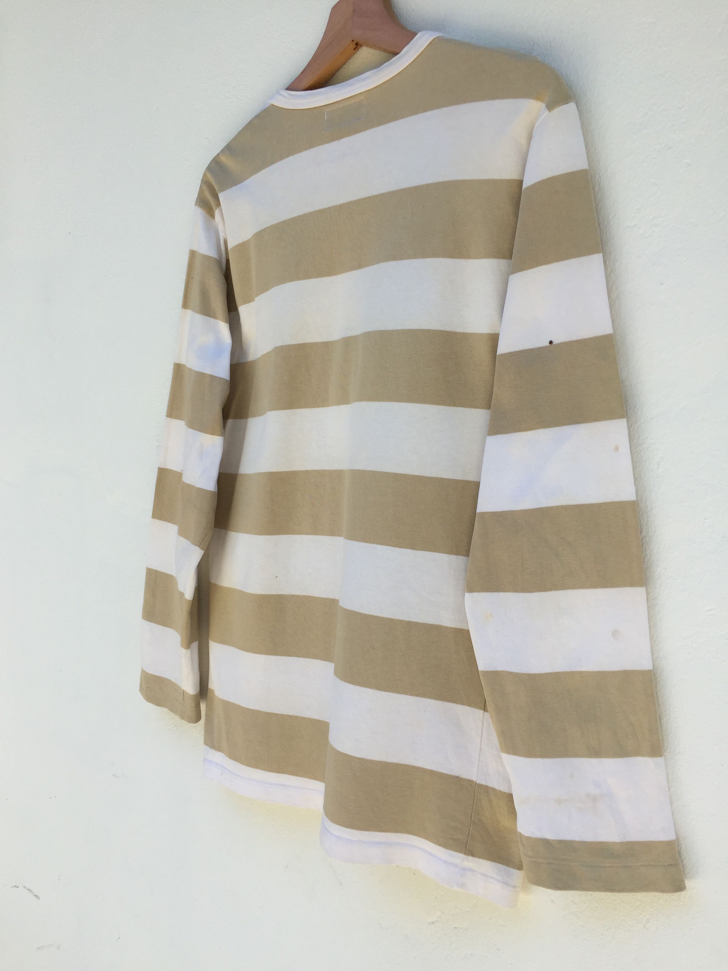 agnes b. Vintage Agnes B Long Sleeve Shirt Stripes Size US M / EU 48-50 / 2 - 8 Thumbnail