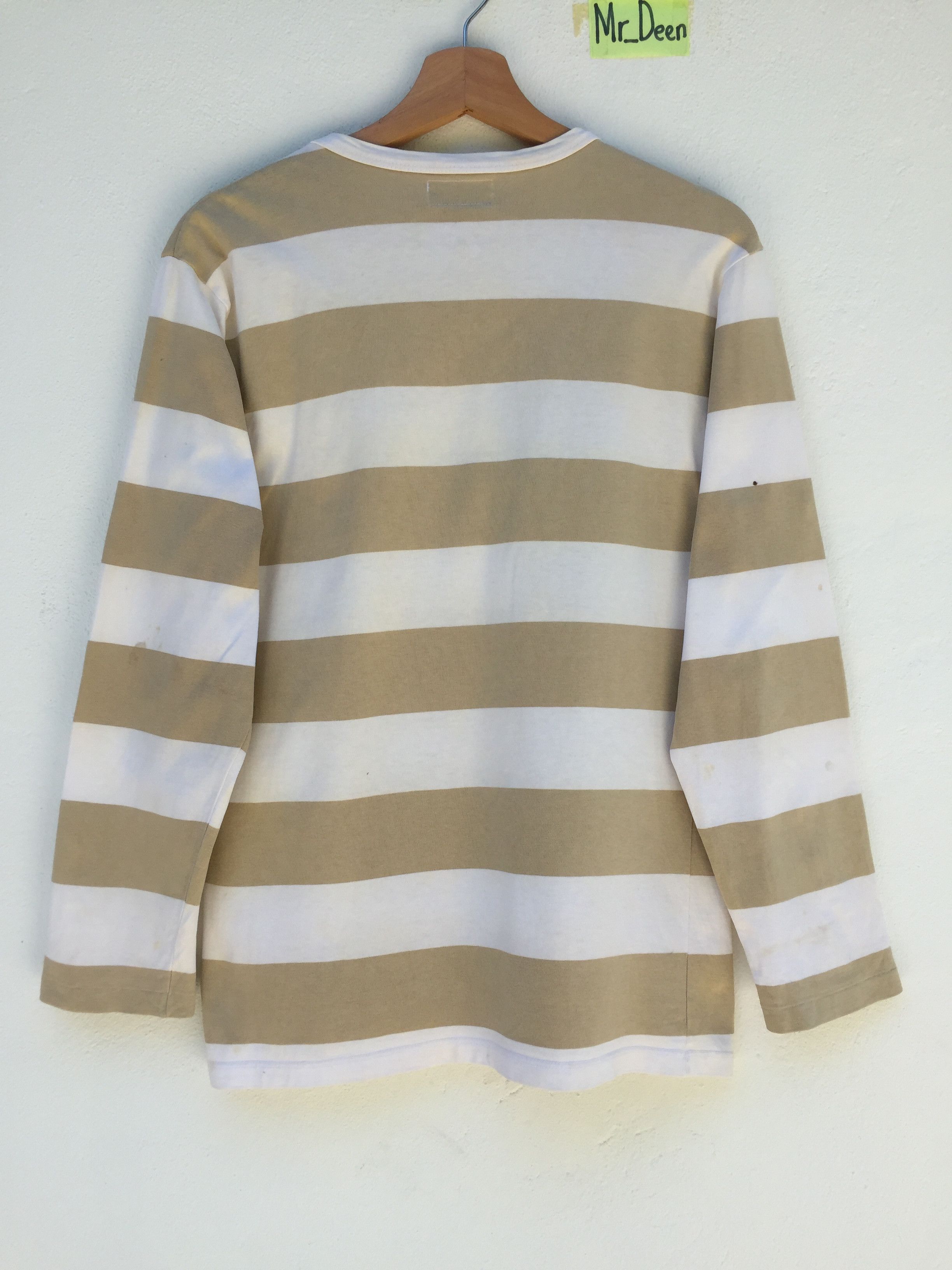 agnes b. Vintage Agnes B Long Sleeve Shirt Stripes Size US M / EU 48-50 / 2 - 6 Thumbnail