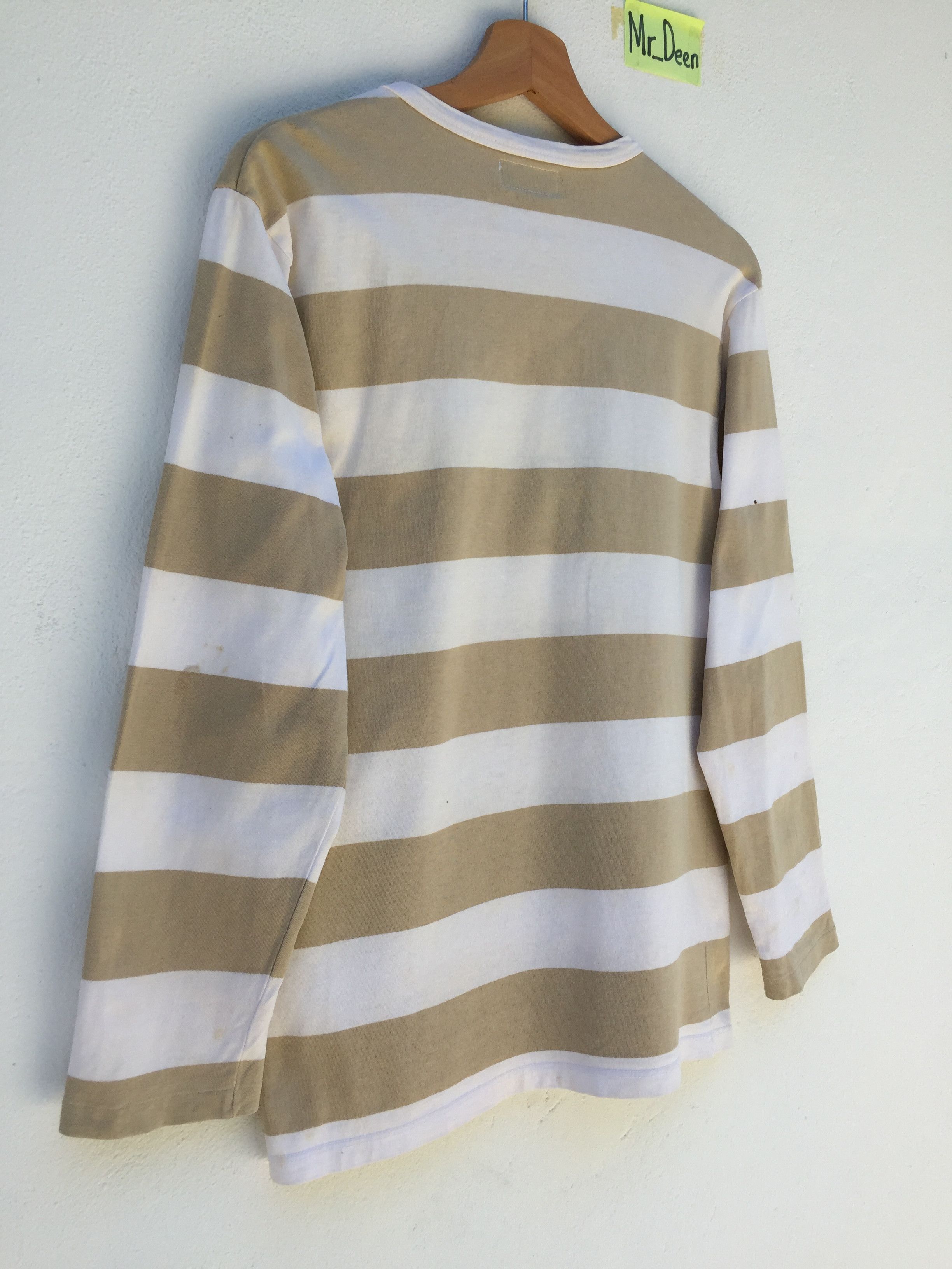 agnes b. Vintage Agnes B Long Sleeve Shirt Stripes Size US M / EU 48-50 / 2 - 7 Thumbnail