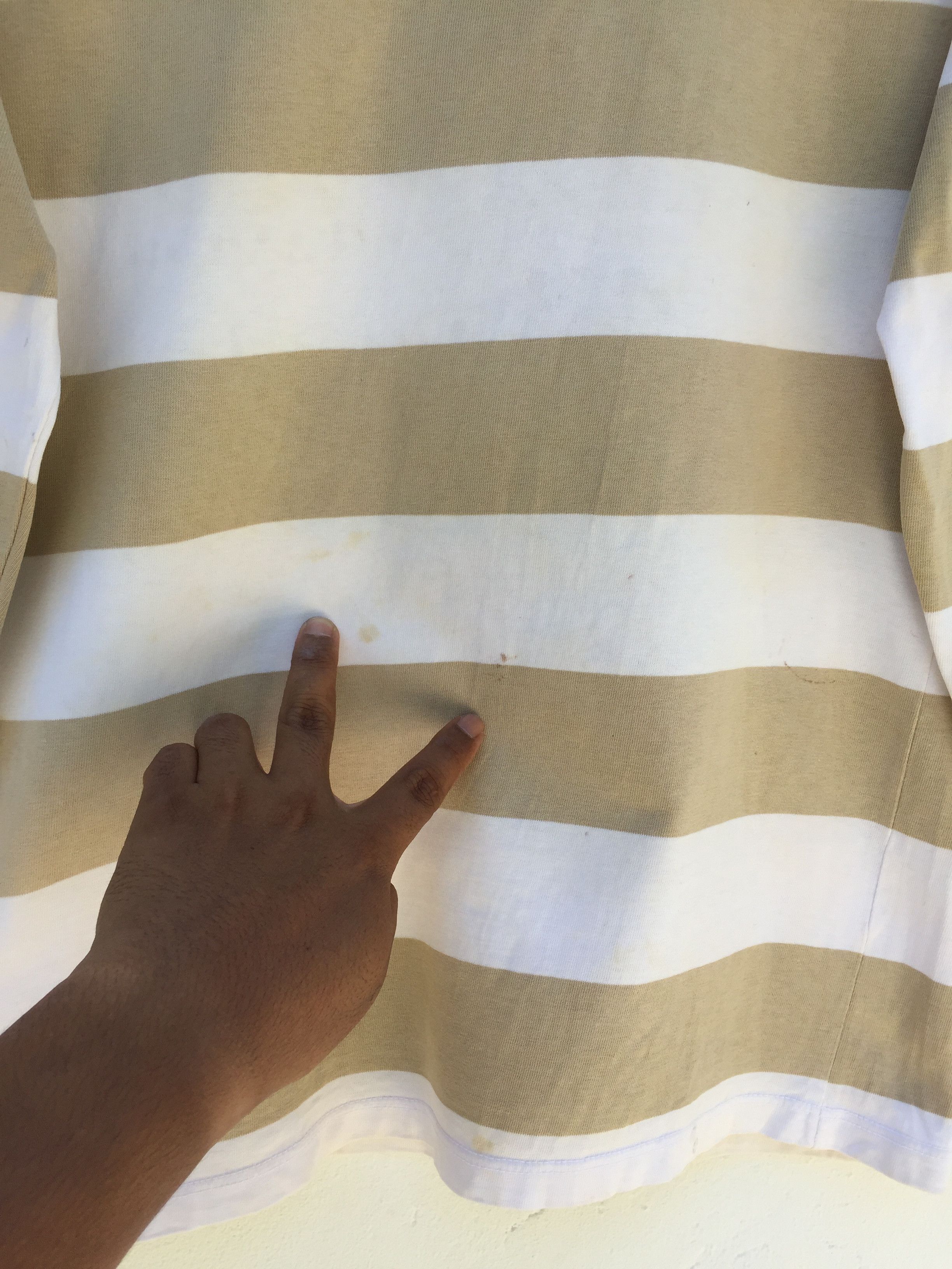 agnes b. Vintage Agnes B Long Sleeve Shirt Stripes Size US M / EU 48-50 / 2 - 9 Thumbnail
