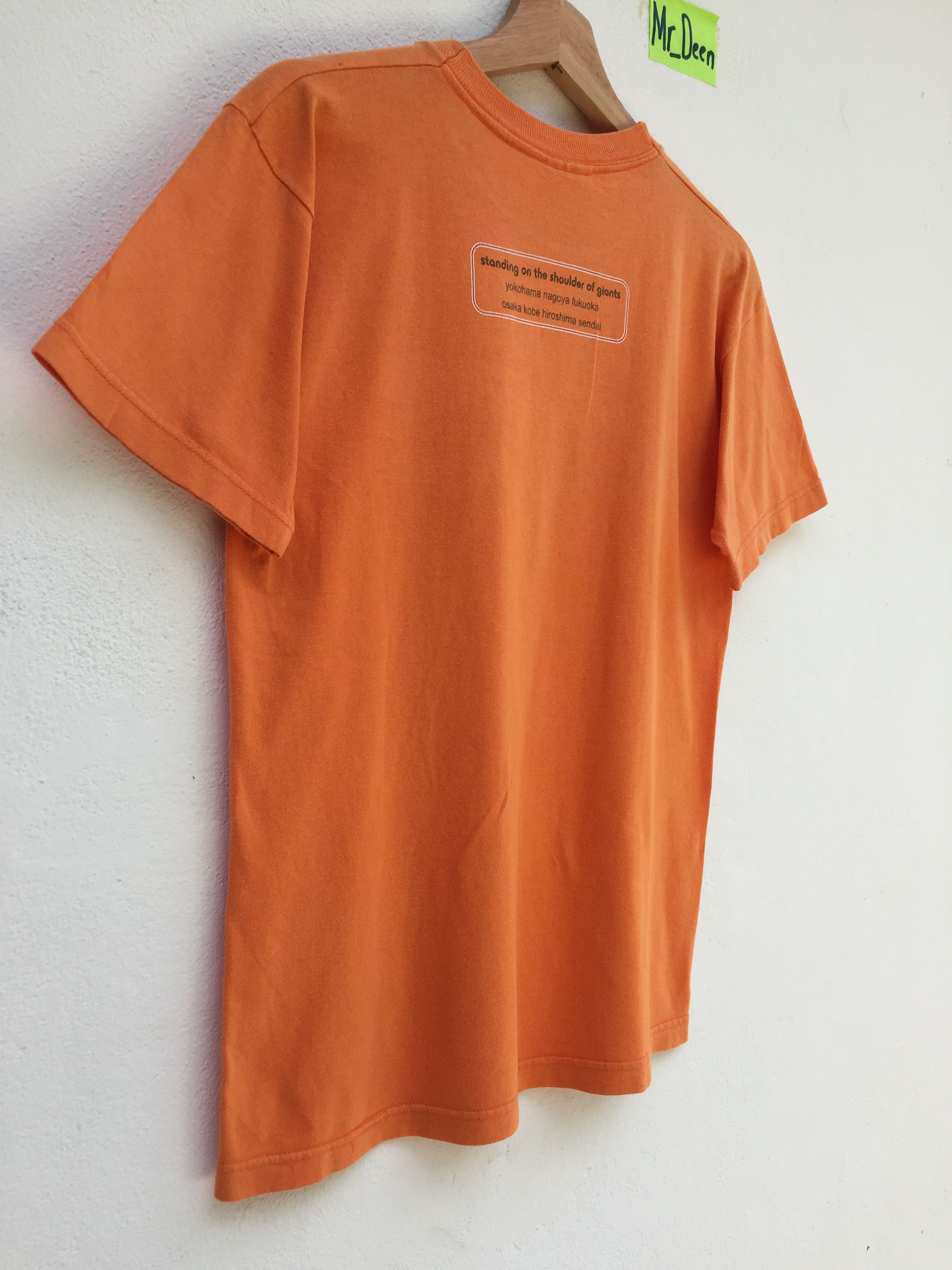 Band Tees Vintage 90s Oasis Standing On The Shoulder Of Giant T-shirt Size US S / EU 44-46 / 1 - 12 Thumbnail