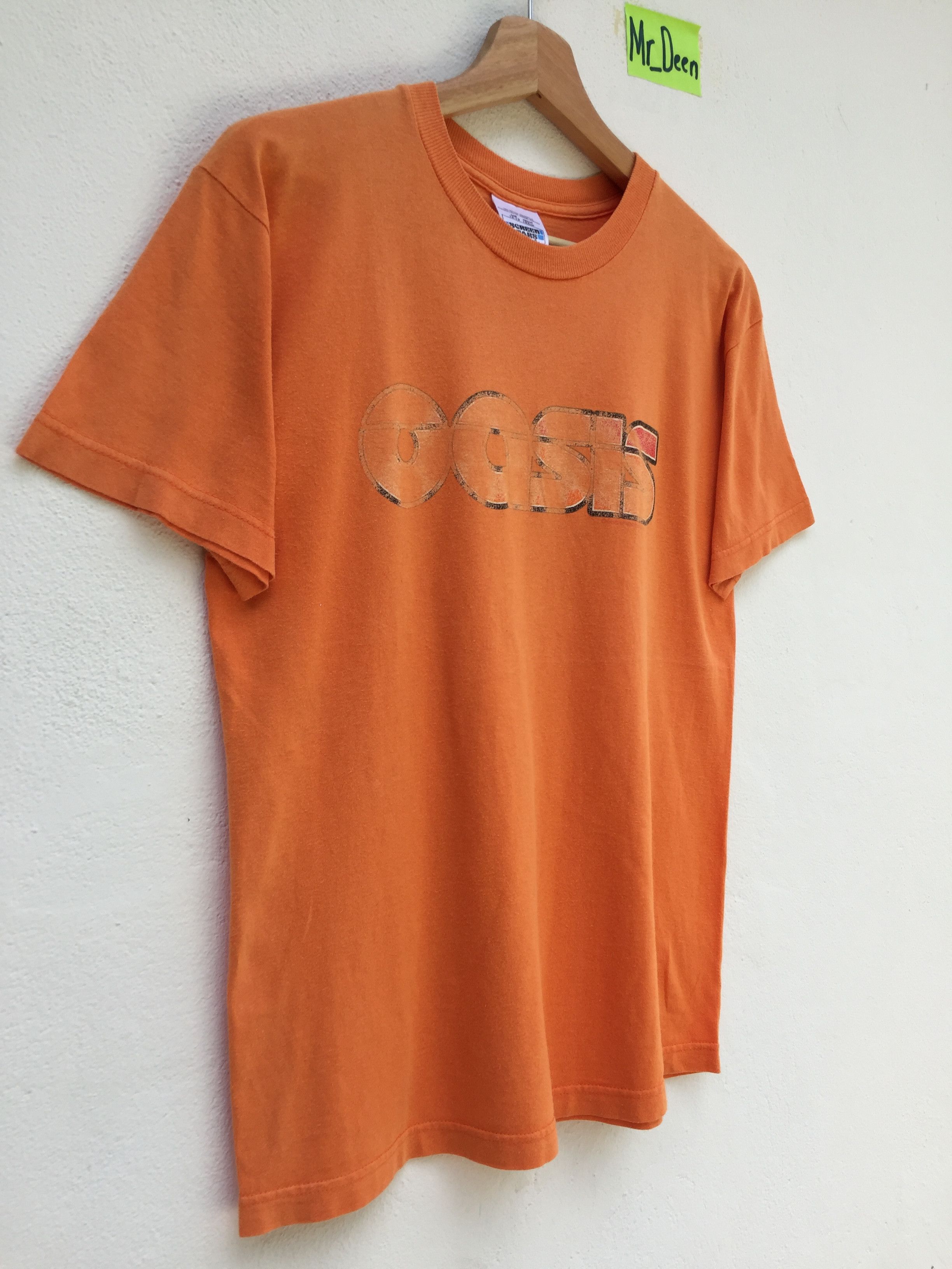 Band Tees Vintage 90s Oasis Standing On The Shoulder Of Giant T-shirt Size US S / EU 44-46 / 1 - 2 Thumbnail