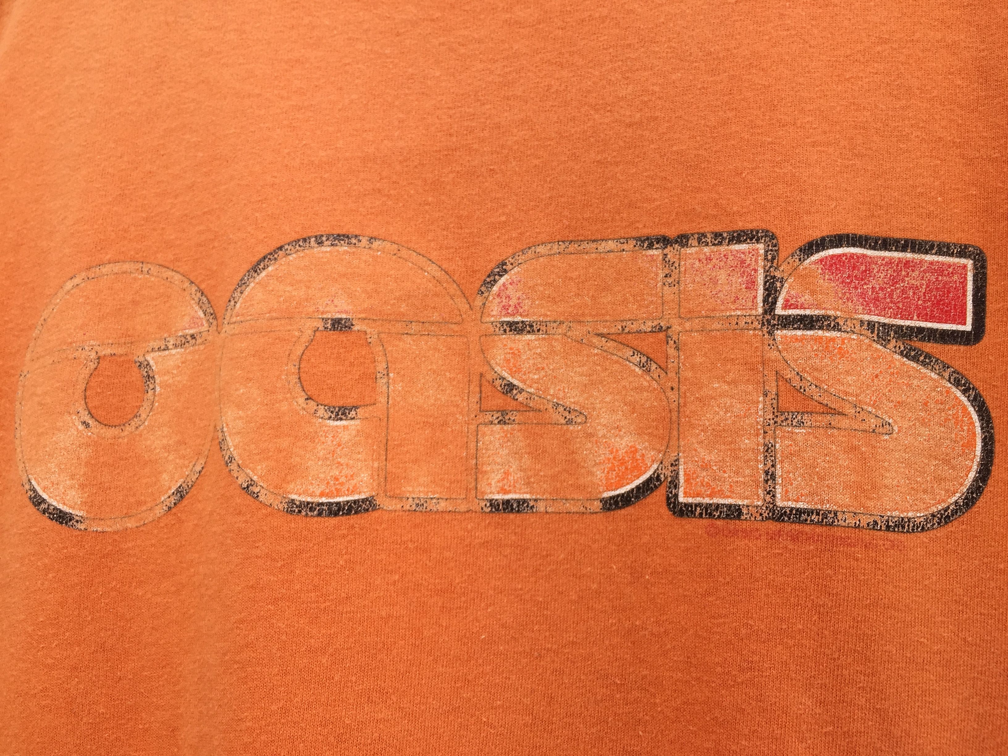 Band Tees Vintage 90s Oasis Standing On The Shoulder Of Giant T-shirt Size US S / EU 44-46 / 1 - 7 Thumbnail
