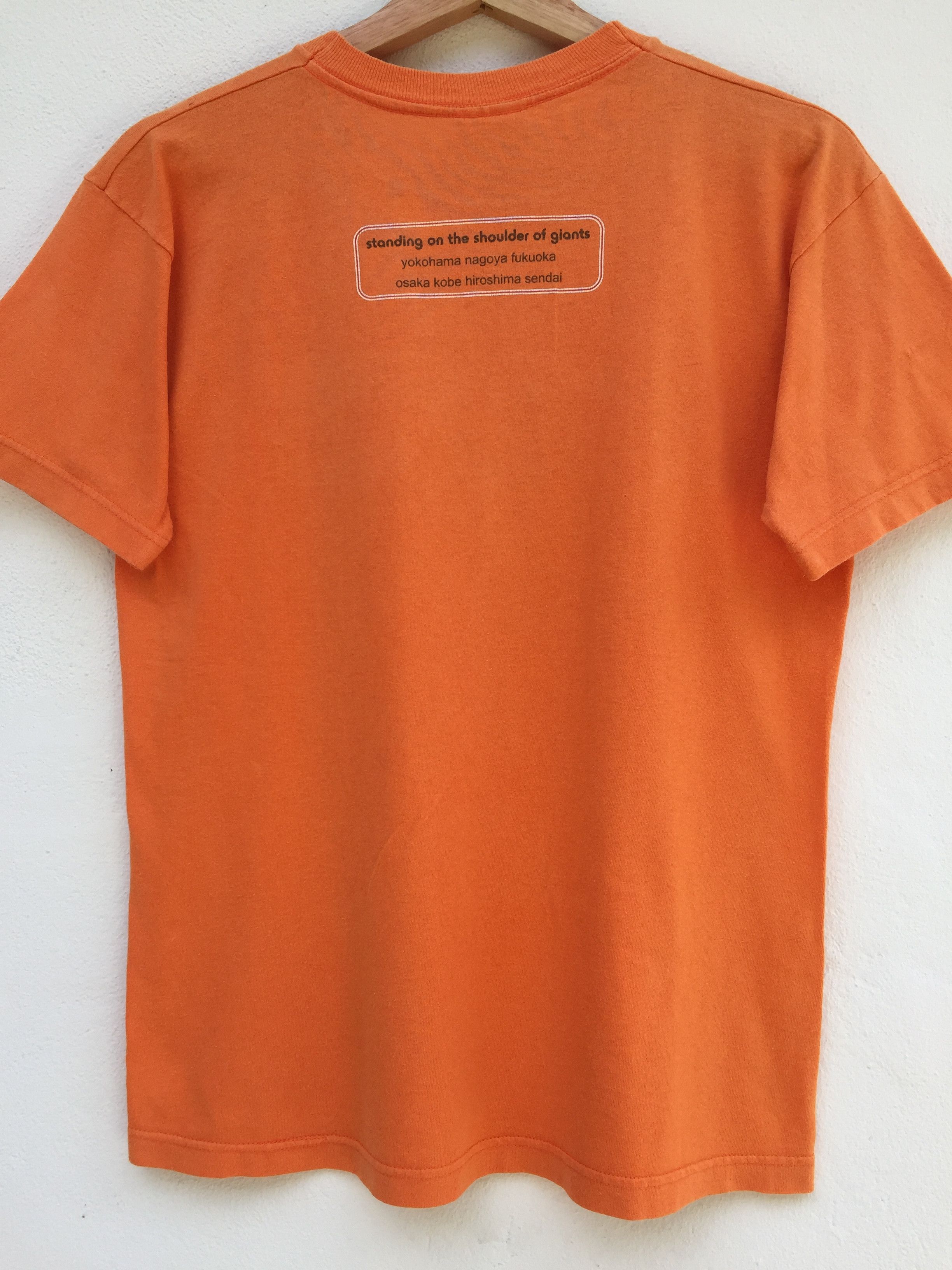 Band Tees Vintage 90s Oasis Standing On The Shoulder Of Giant T-shirt Size US S / EU 44-46 / 1 - 14 Thumbnail