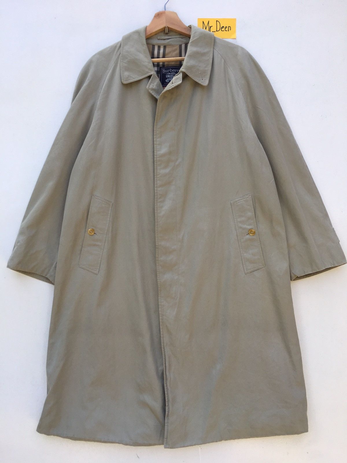 Burberry Vintage 90 Burberry Checkered Long Coats Size US L / EU 52-54 / 3 - 5 Thumbnail