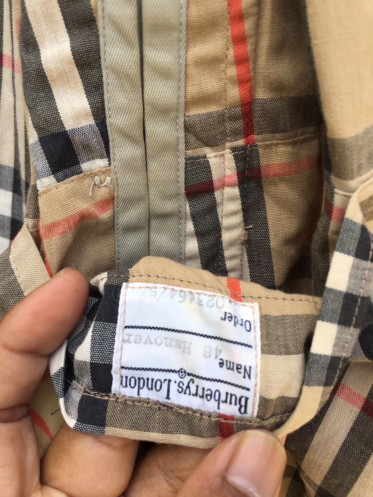 Burberry Vintage 90 Burberry Checkered Long Coats Size US L / EU 52-54 / 3 - 16 Thumbnail