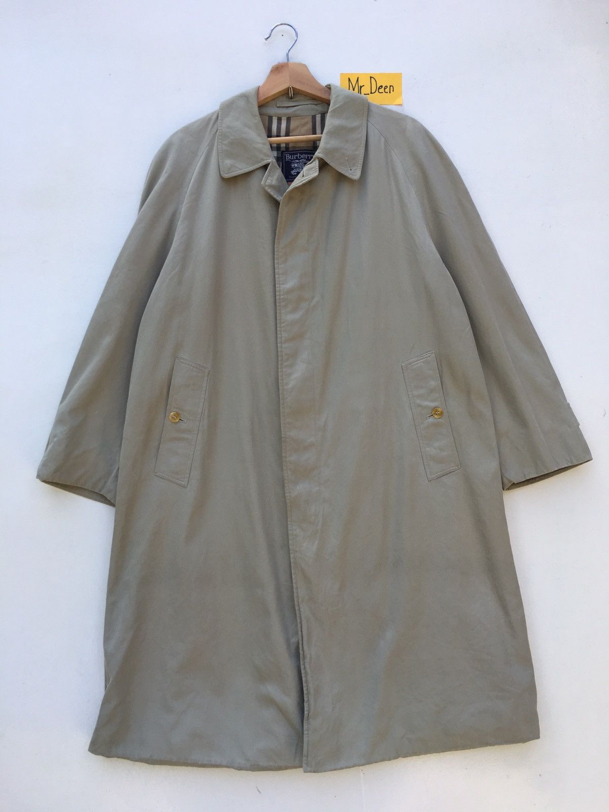 Burberry Vintage 90 Burberry Checkered Long Coats Size US L / EU 52-54 / 3 - 2 Thumbnail