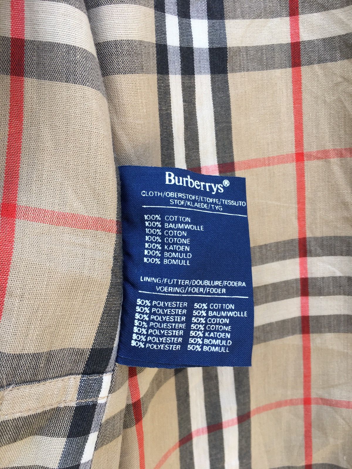 Burberry Vintage 90 Burberry Checkered Long Coats Size US L / EU 52-54 / 3 - 13 Thumbnail