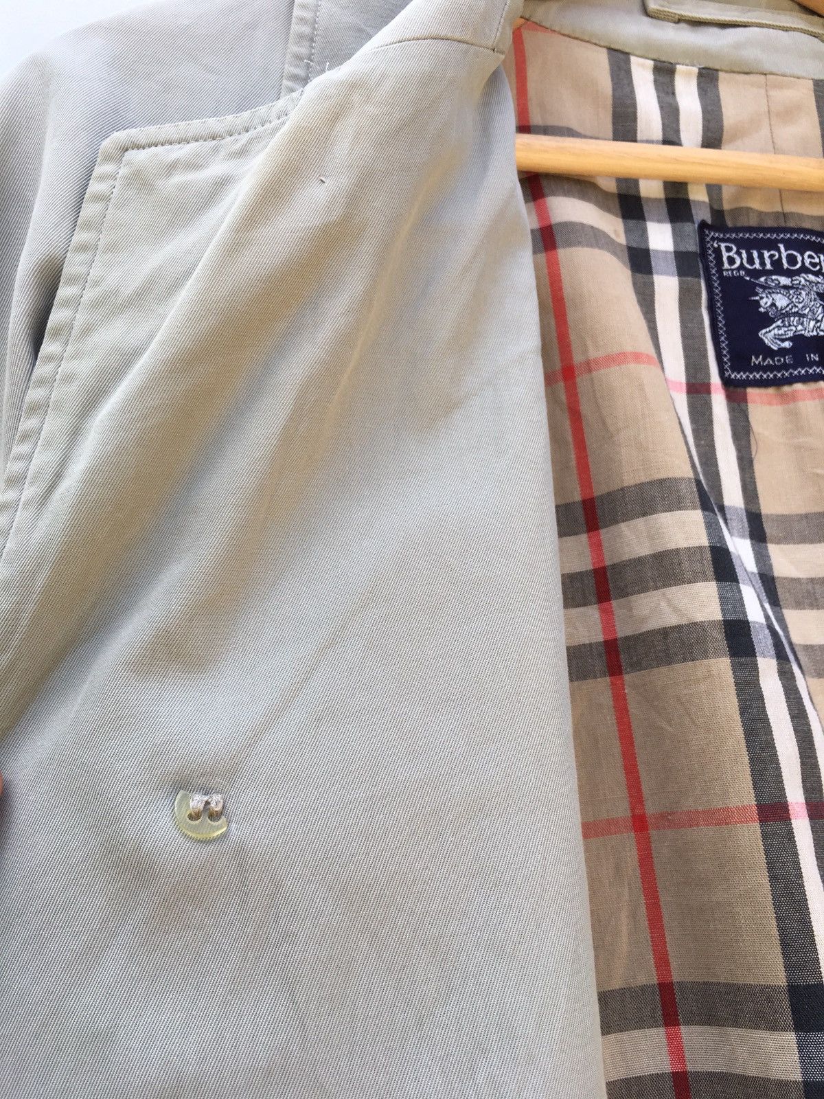 Burberry Vintage 90 Burberry Checkered Long Coats Size US L / EU 52-54 / 3 - 17 Thumbnail