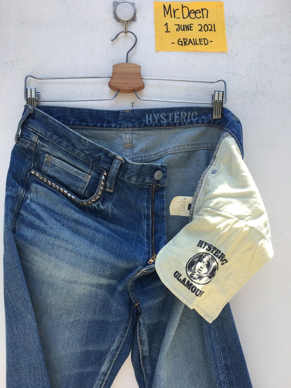 Hysteric Glamour Rare Kinky Hysteric Glamour Studded Denim / Jeans Size US 32 / EU 48 - 1 Thumbnail