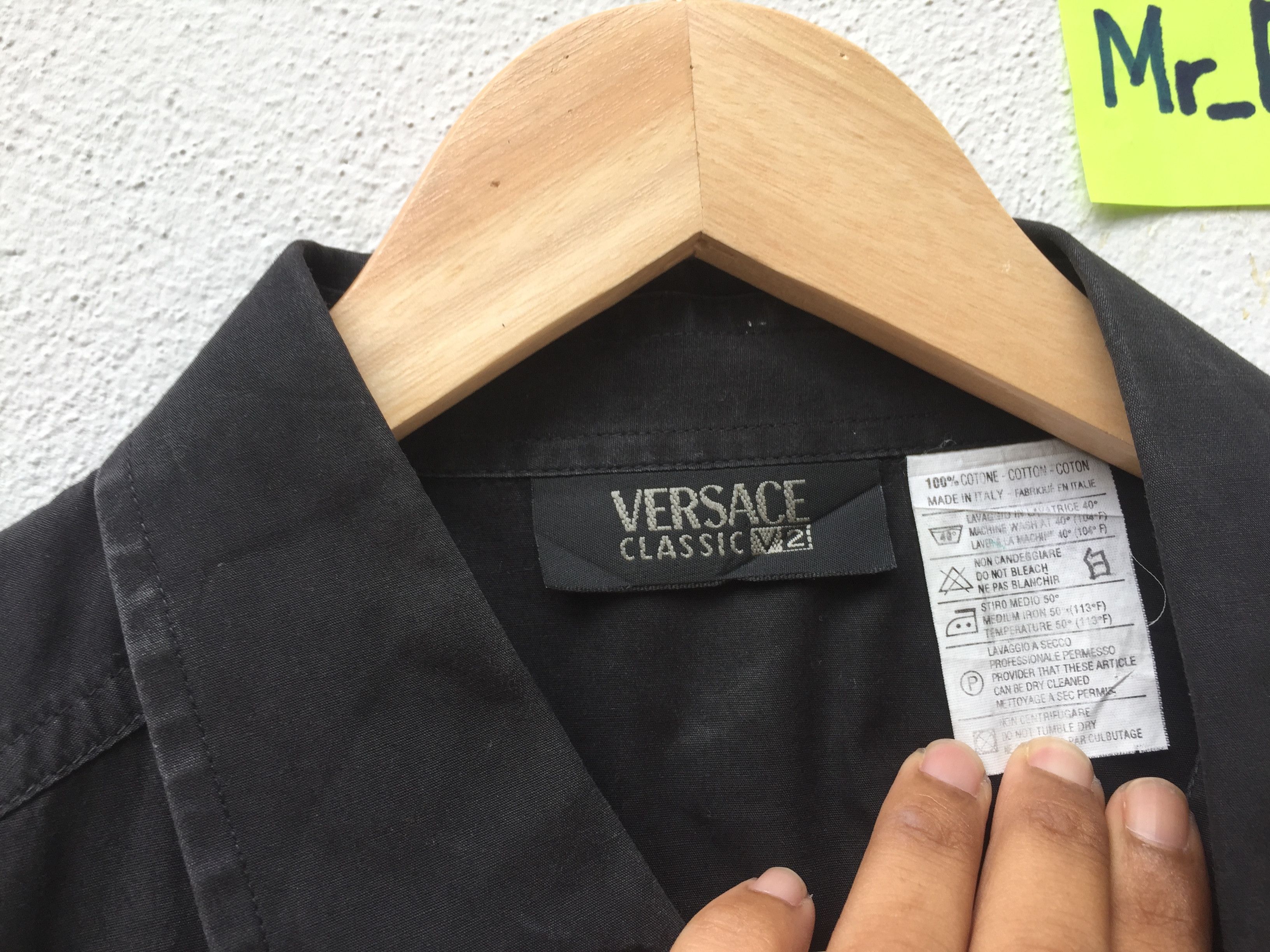 Versace Versace V2 Shirt rare 90's Vintage Size US L / EU 52-54 / 3 - 6 Thumbnail