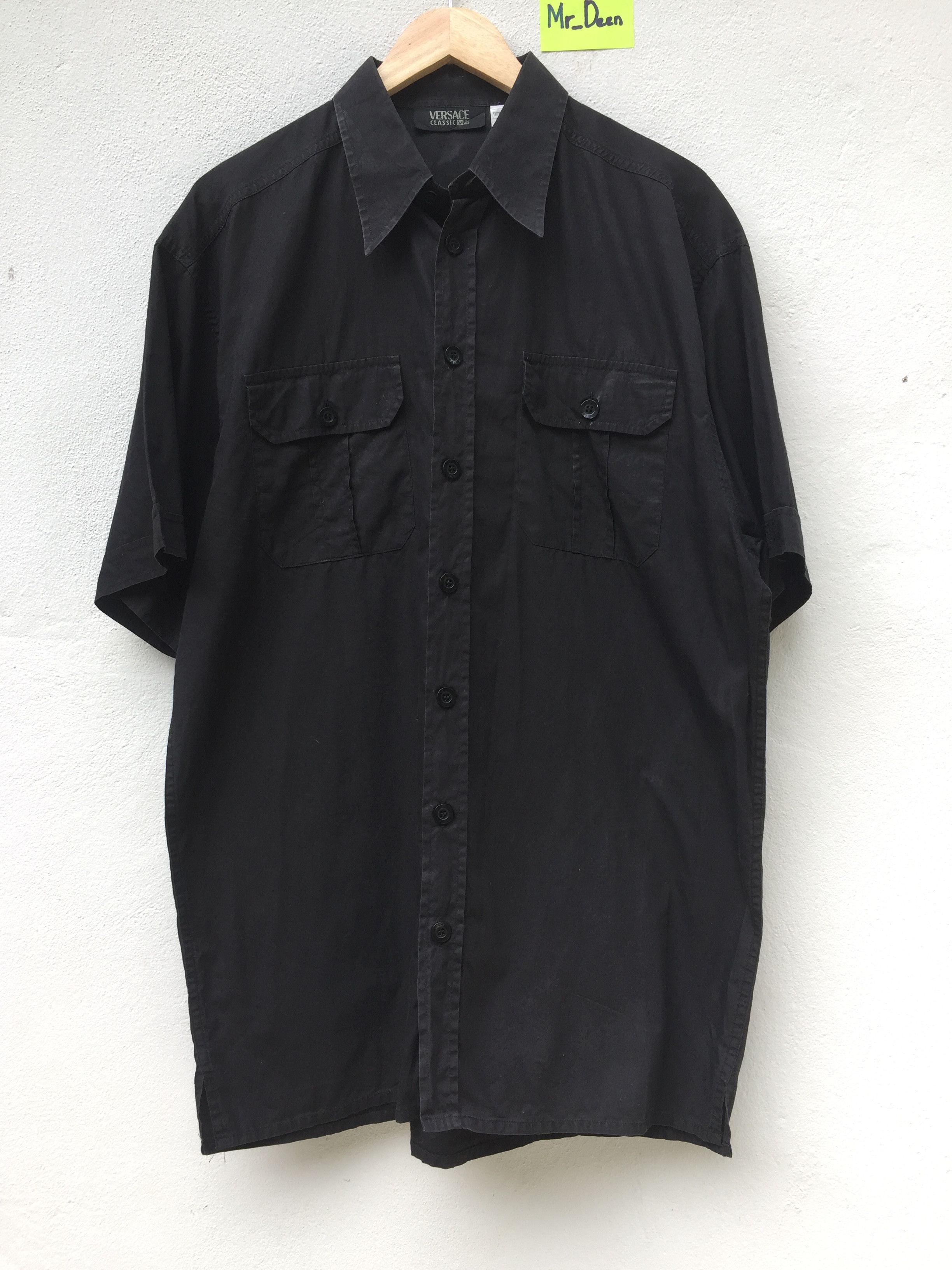 Versace Versace V2 Shirt rare 90's Vintage Size US L / EU 52-54 / 3 - 1 Thumbnail