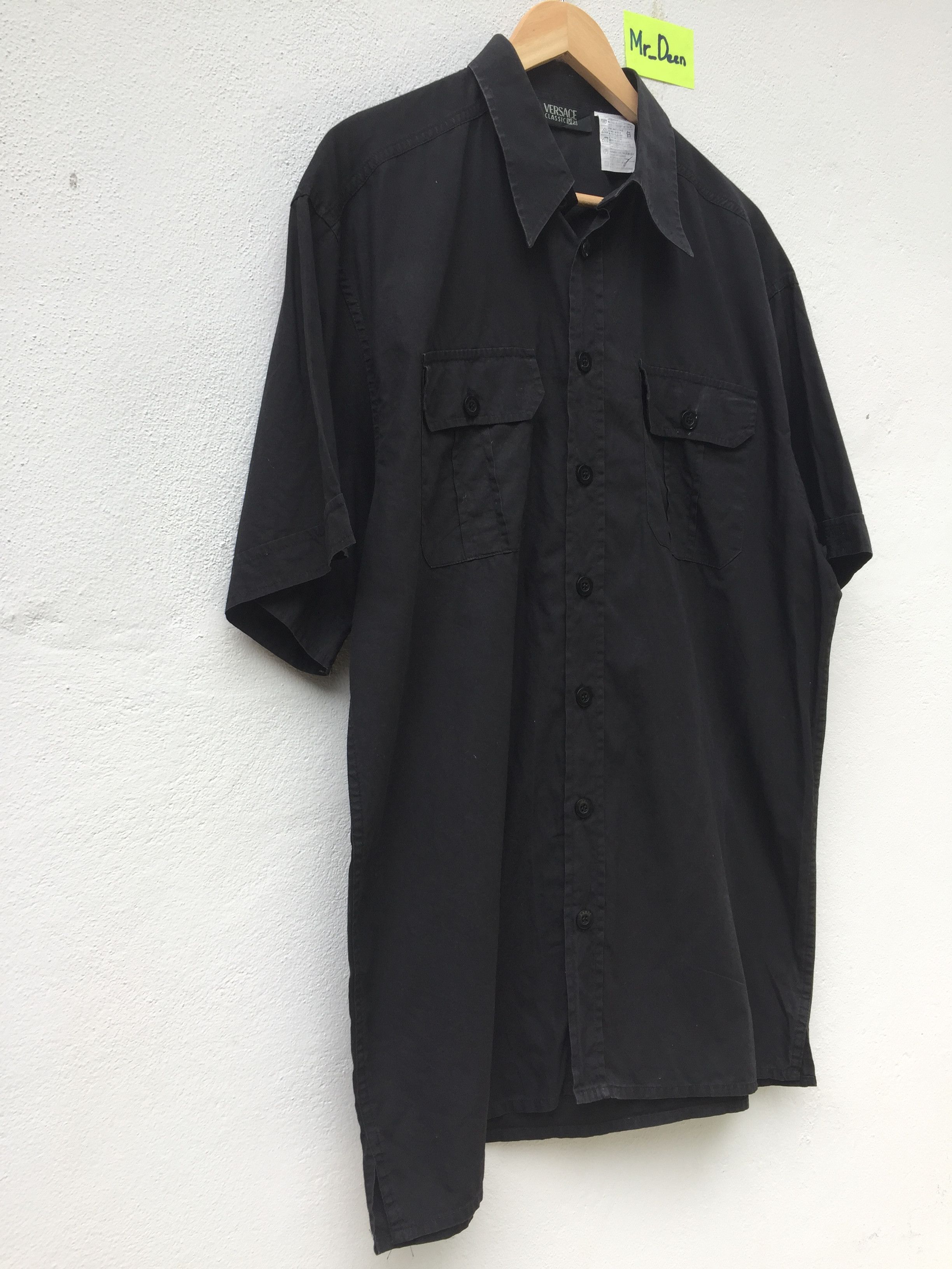 Versace Versace V2 Shirt rare 90's Vintage Size US L / EU 52-54 / 3 - 2 Thumbnail