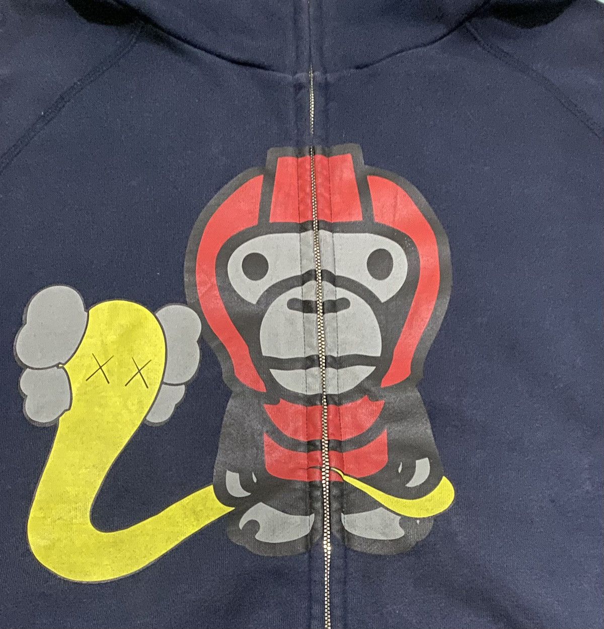 Bape × Kaws Bape x Kaws Baby Milo Full Zip Hoodie Size US M / EU 48-50 / 2 - 3 Thumbnail
