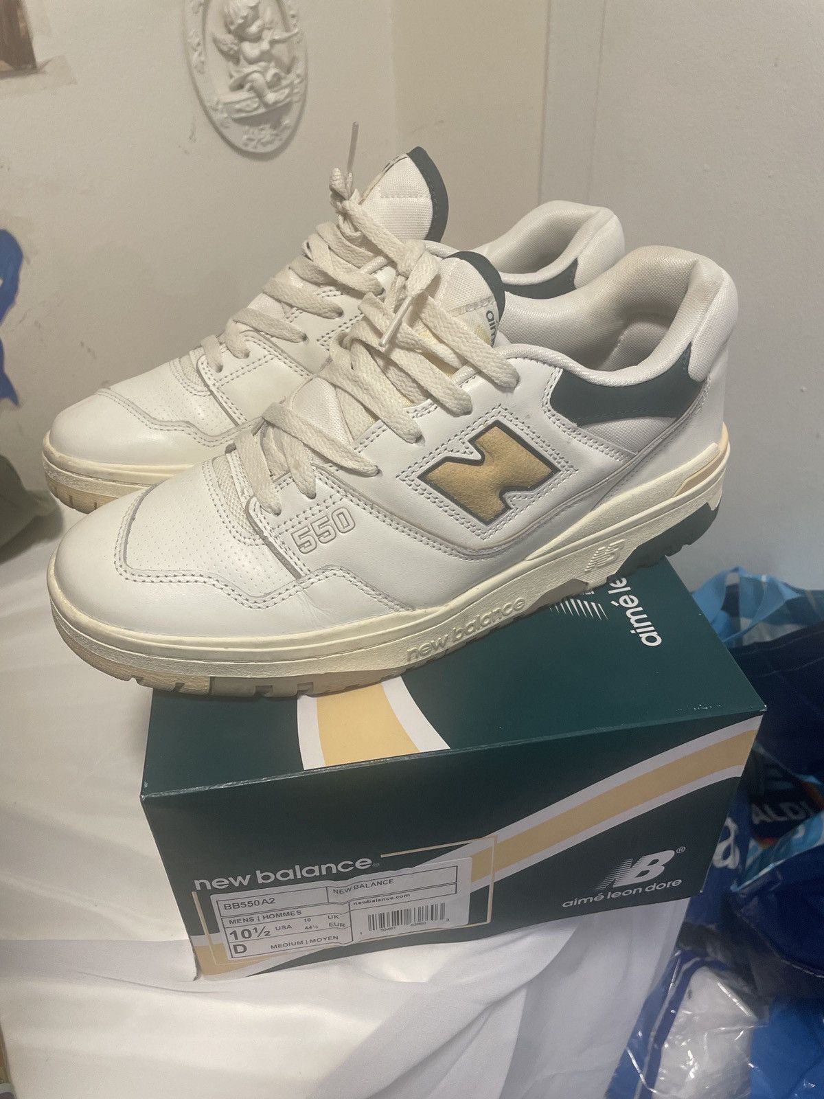 New Balance 550 x Aime Leon Dore “green yellow”