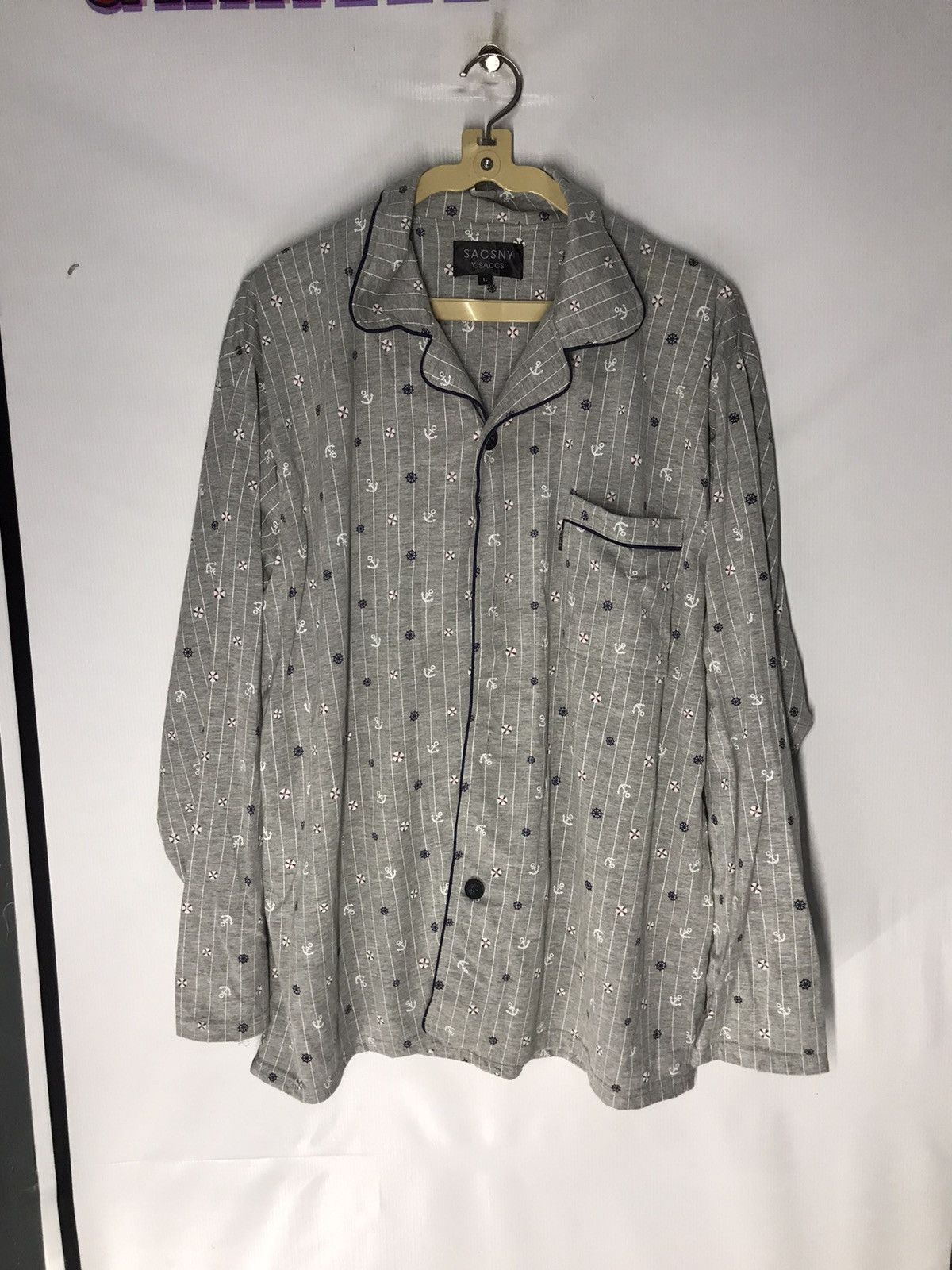 Designer × Japanese Brand Sacsny y’saccs button up pyjamas shirt Size US L / EU 52-54 / 3 - 7 Thumbnail