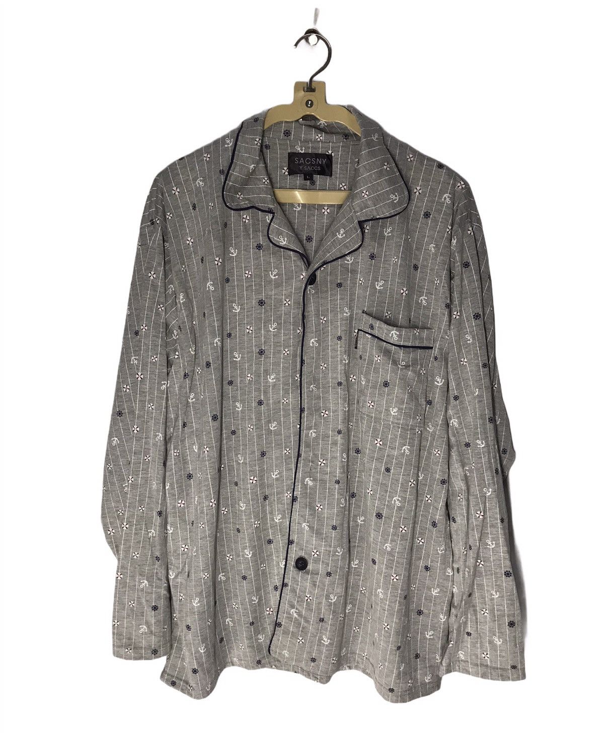 Designer × Japanese Brand Sacsny y’saccs button up pyjamas shirt Size US L / EU 52-54 / 3 - 1 Thumbnail