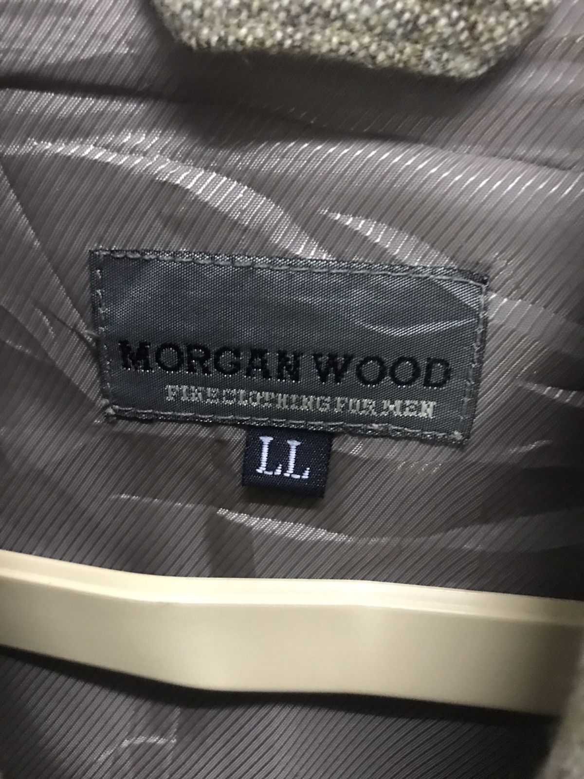 Japanese Brand Morgan wood wool button up shirt Size US L / EU 52-54 / 3 - 4 Thumbnail