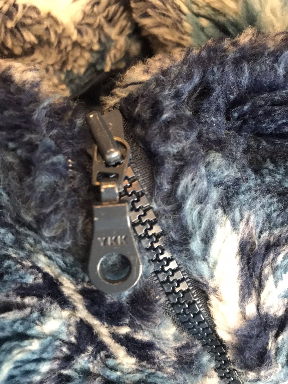 Japanese Brand × Vintage Vintage patina fleece jacket wonderful art Size US L / EU 52-54 / 3 - 4 Thumbnail