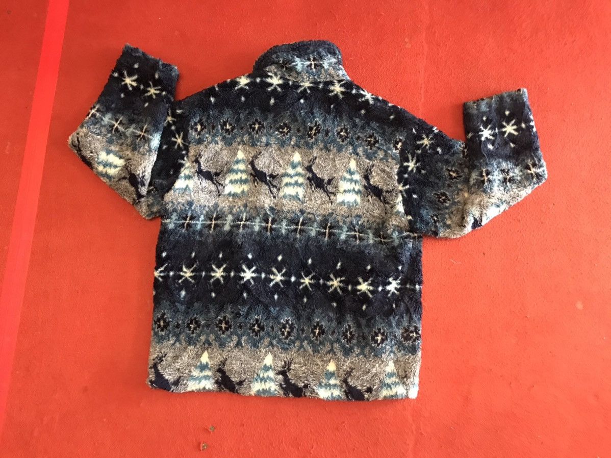 Japanese Brand × Vintage Vintage patina fleece jacket wonderful art Size US L / EU 52-54 / 3 - 8 Thumbnail