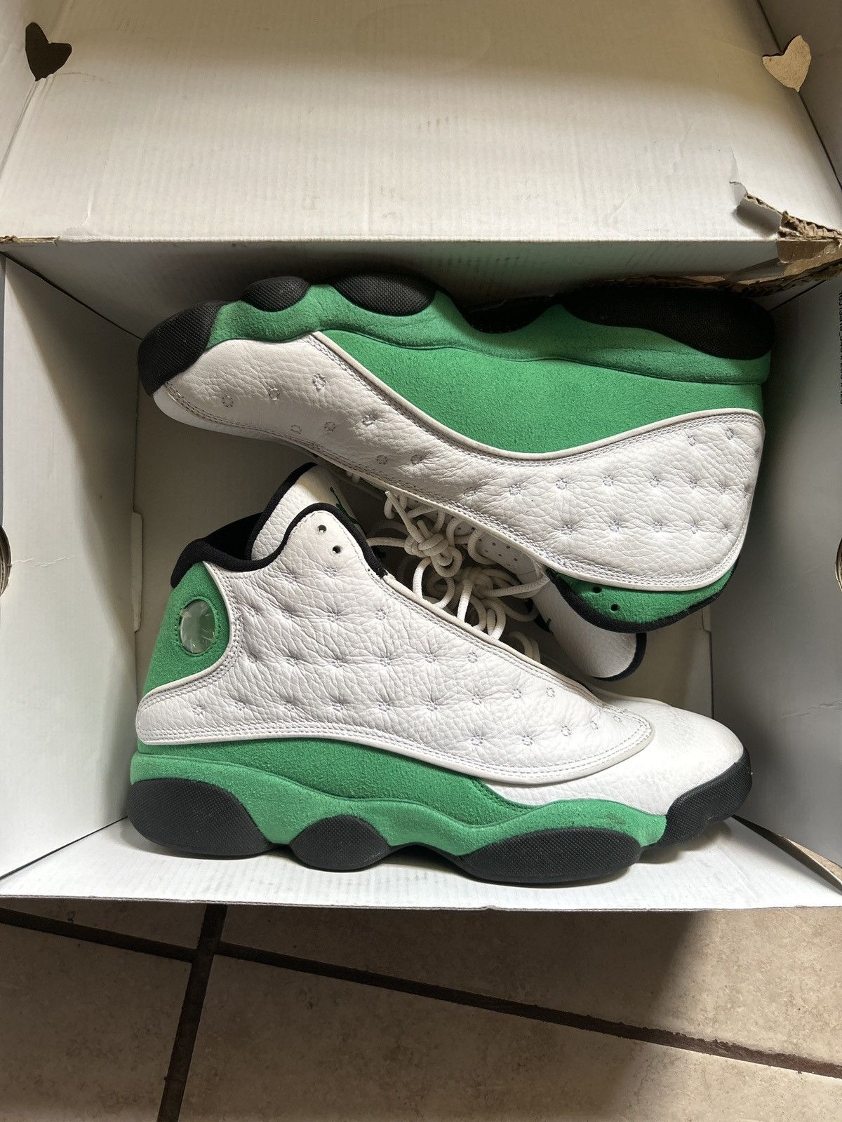 jordan 13 lucky green price