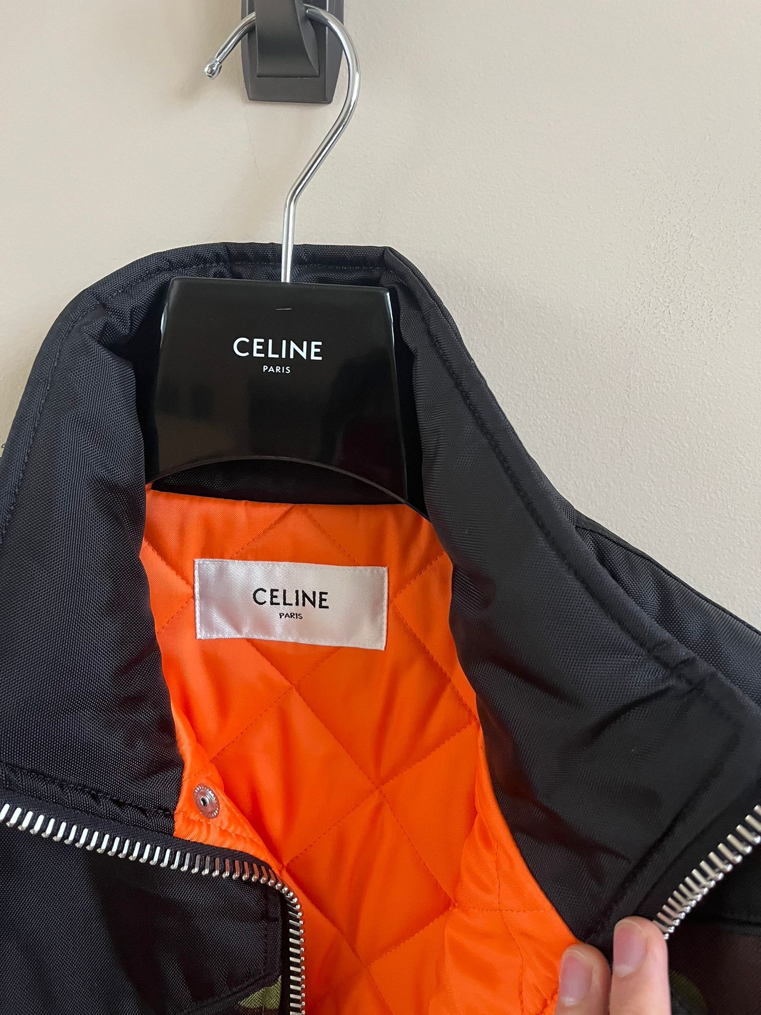 Celine Damier Padded Blouson Jacket in Multicolor Size US M / EU 48-50 / 2 - 8 Thumbnail