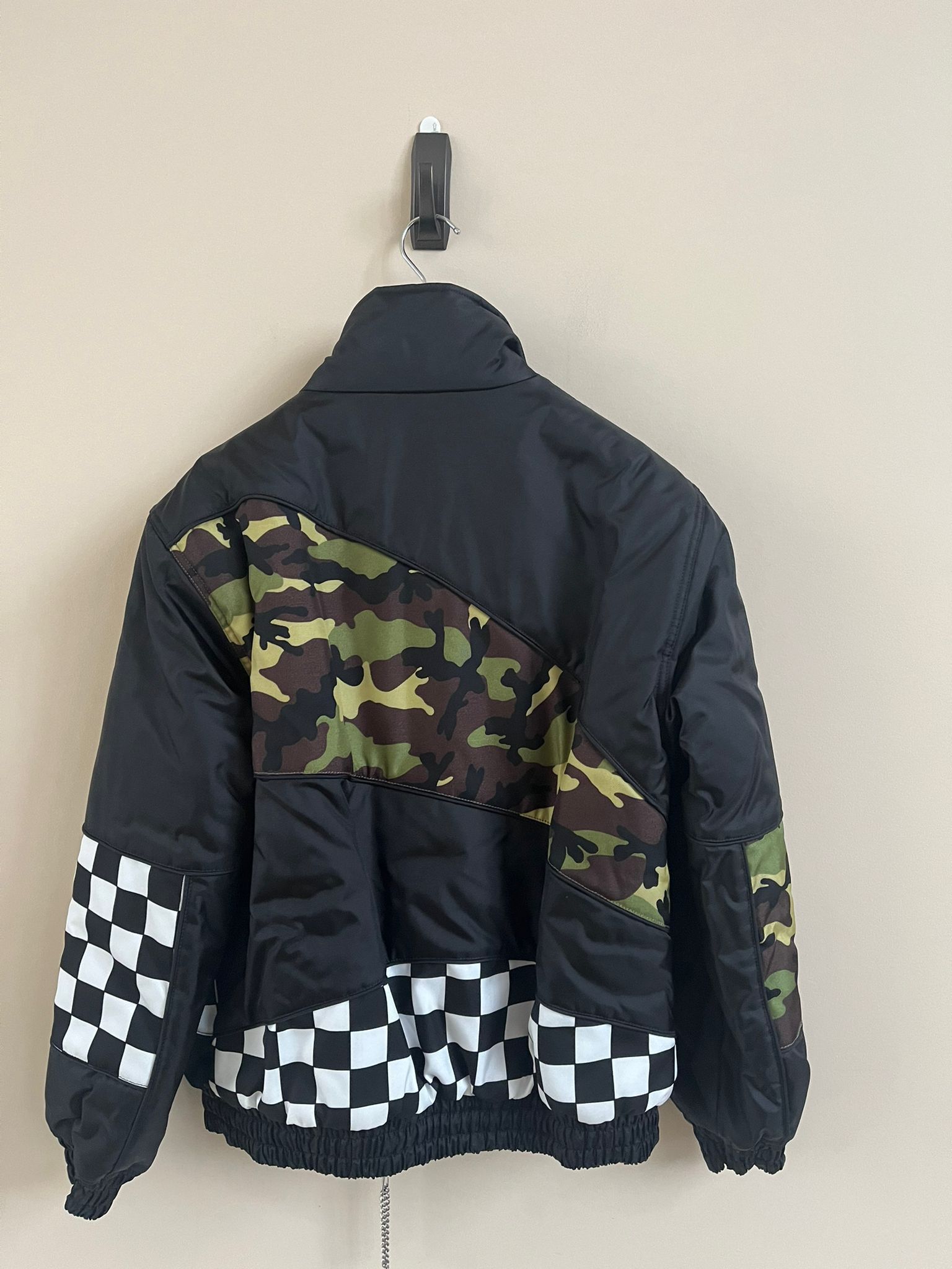Celine Damier Padded Blouson Jacket in Multicolor Size US M / EU 48-50 / 2 - 13 Thumbnail