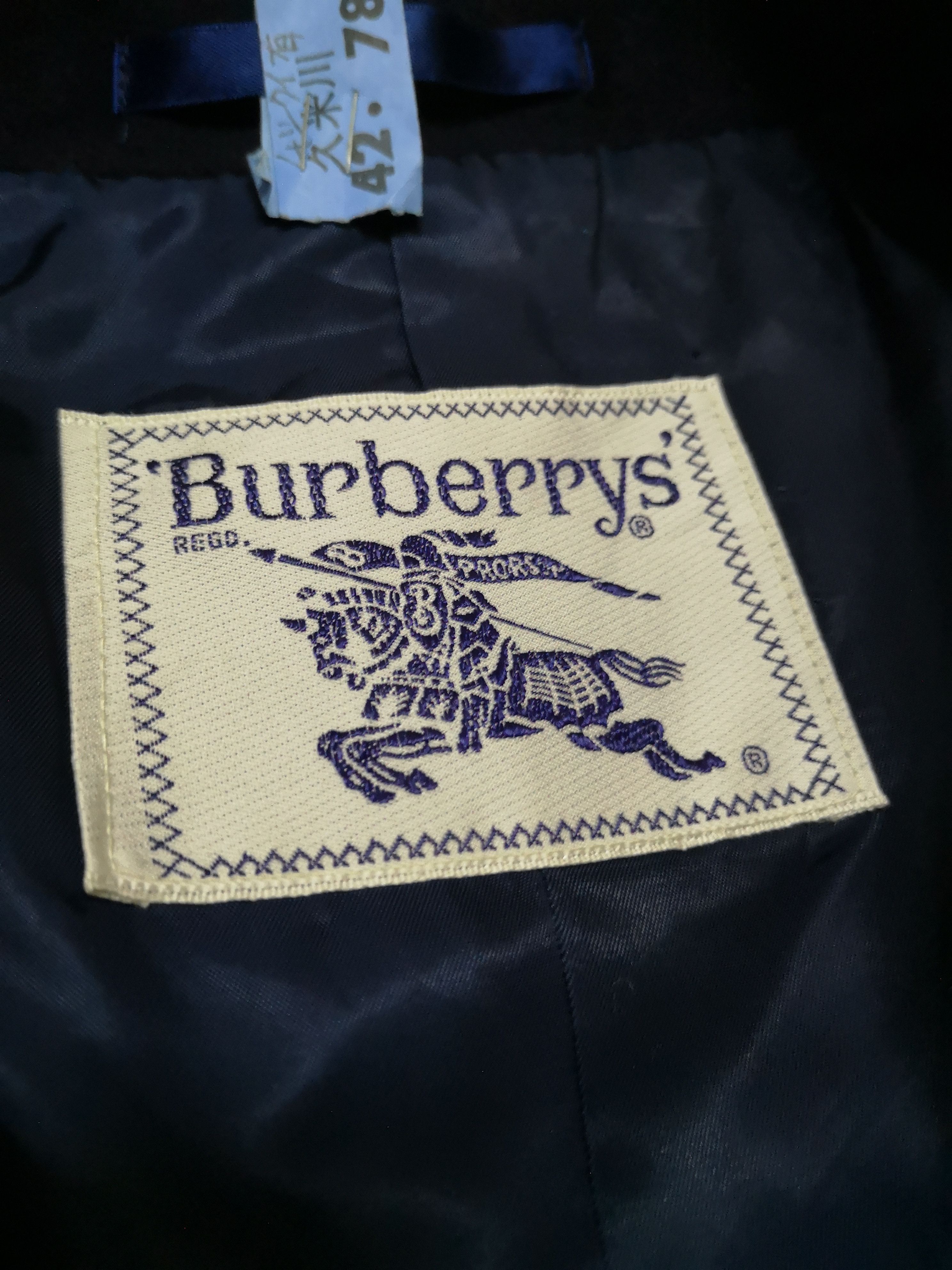 Burberry × Designer 🔥VINTAGE BURBERRYS LONG COAT DESIGN Size US L / EU 52-54 / 3 - 7 Thumbnail
