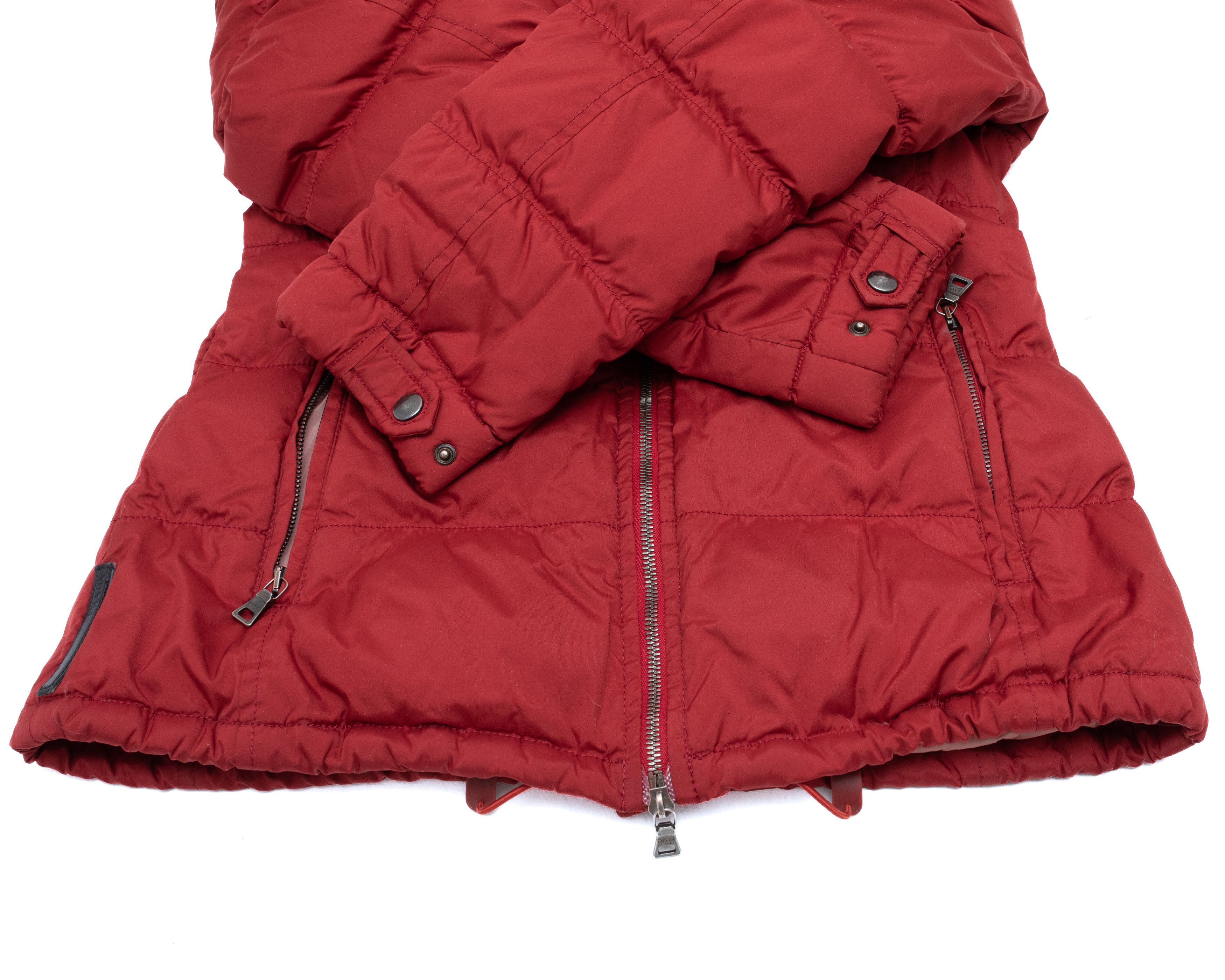 Prada PRADA Mainline AW 2007 Red Down Puffer Jacket Size M / US 6-8 / IT 42-44 - 11 Thumbnail