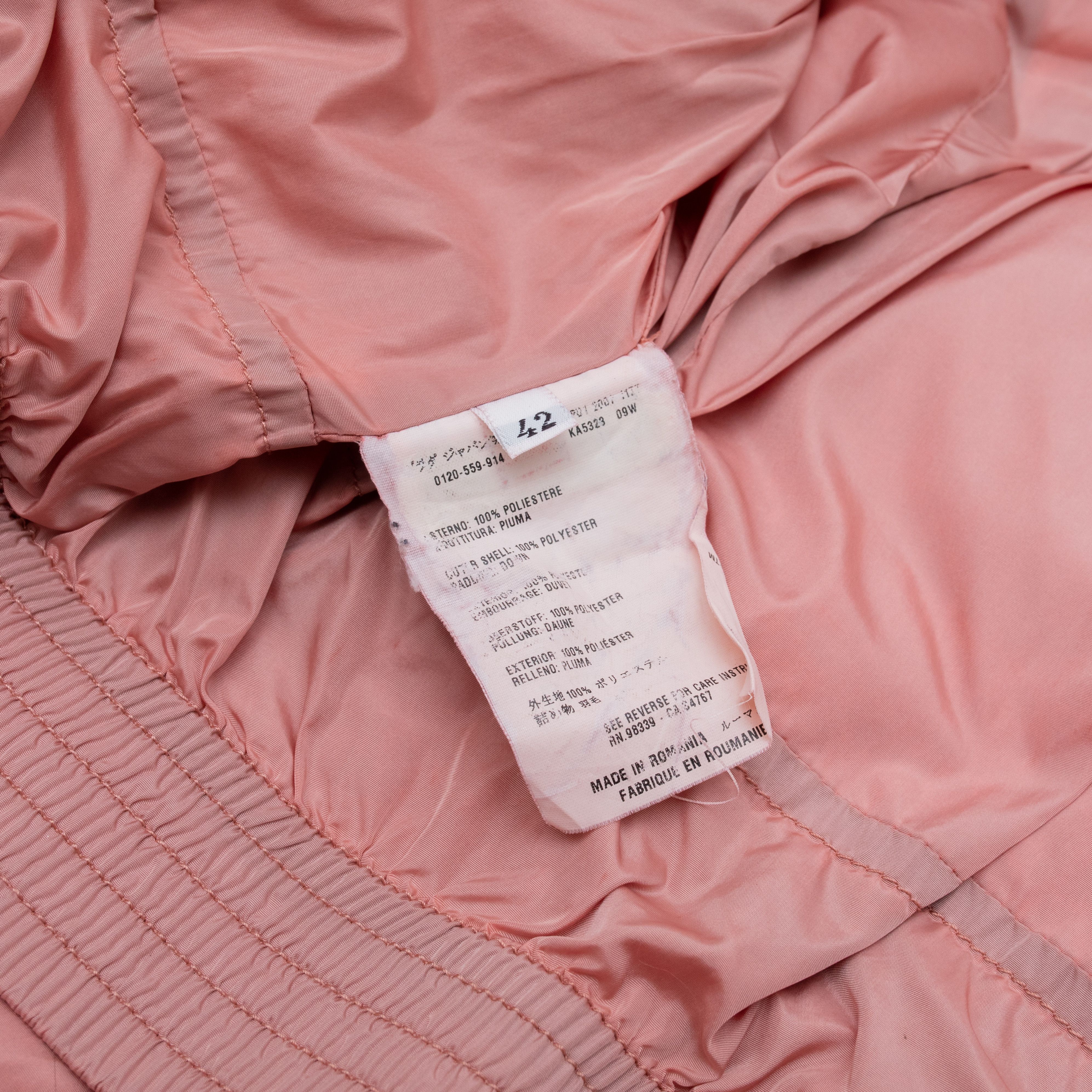 Prada PRADA Mainline AW 2007 Red Down Puffer Jacket Size M / US 6-8 / IT 42-44 - 9 Thumbnail