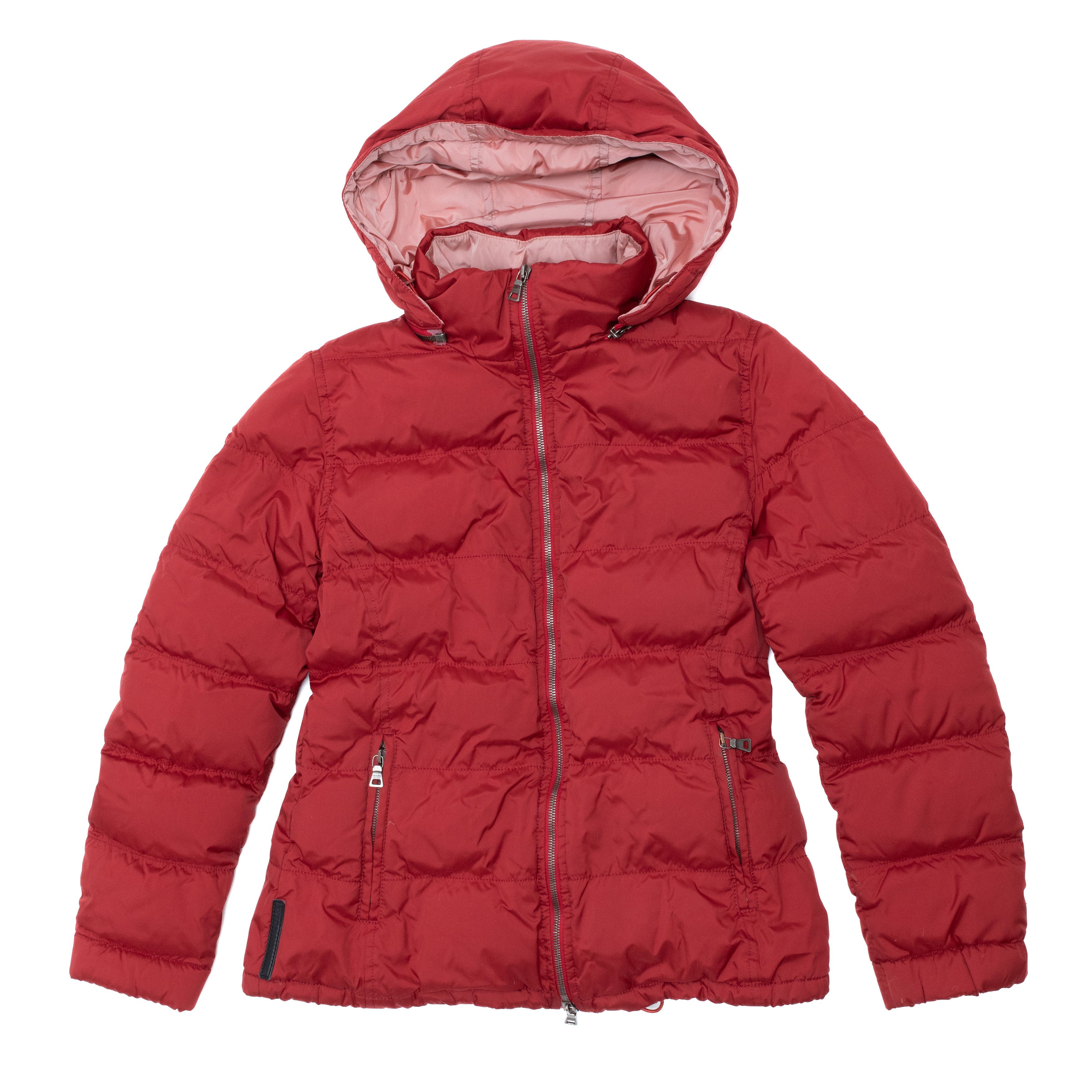 Prada PRADA Mainline AW 2007 Red Down Puffer Jacket Size M / US 6-8 / IT 42-44 - 1 Thumbnail