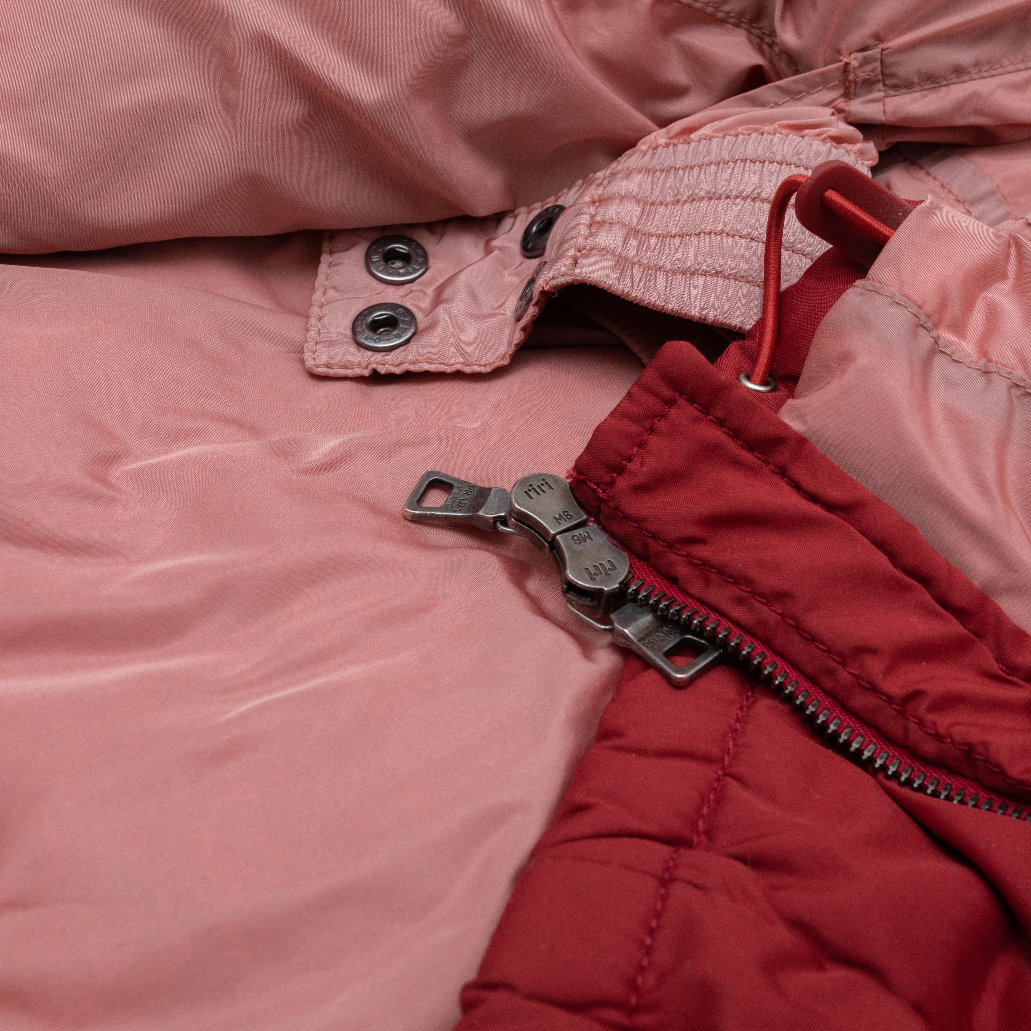 Prada PRADA Mainline AW 2007 Red Down Puffer Jacket Size M / US 6-8 / IT 42-44 - 8 Thumbnail