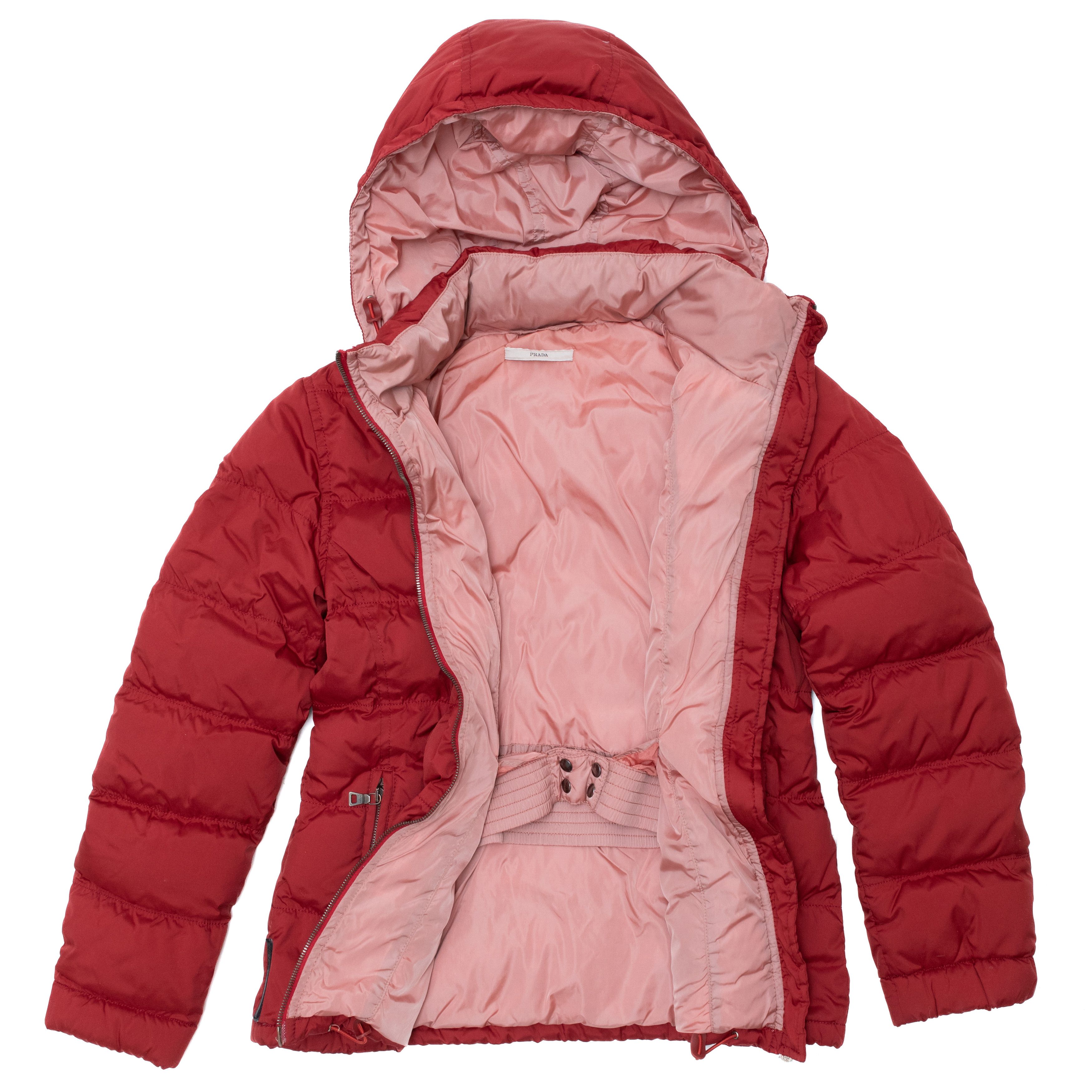 Prada PRADA Mainline AW 2007 Red Down Puffer Jacket Size M / US 6-8 / IT 42-44 - 6 Thumbnail