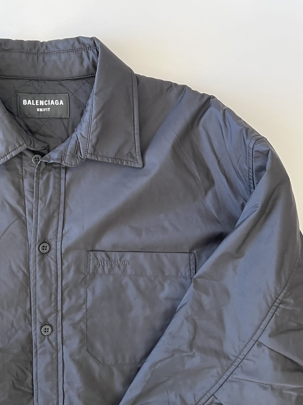 Balenciaga Balenciaga Padded Overshirt Size US M / EU 48-50 / 2 - 9 Thumbnail