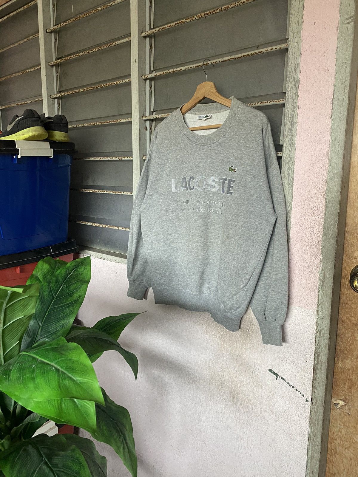 Vintage Chemise Lacoste Embroidery Spellout