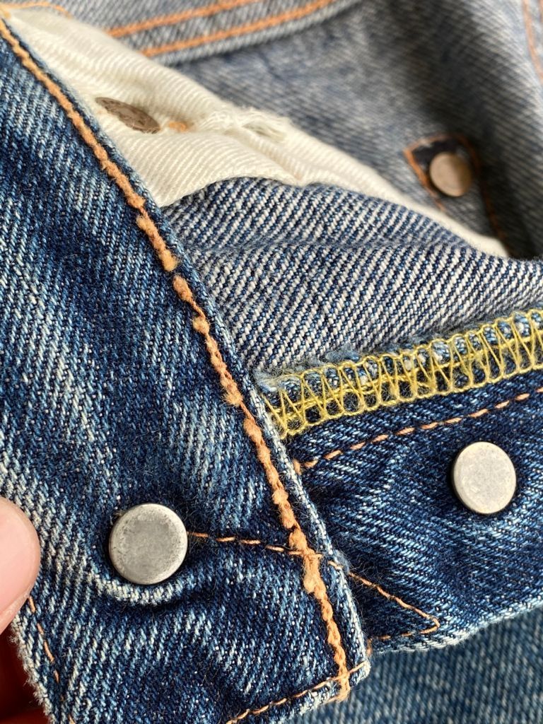 Levi's Vintage Clothing RARE🔥Repro True Vintage Distress Levi's 501 of 1955 Jeans Size US 31 - 16 Thumbnail