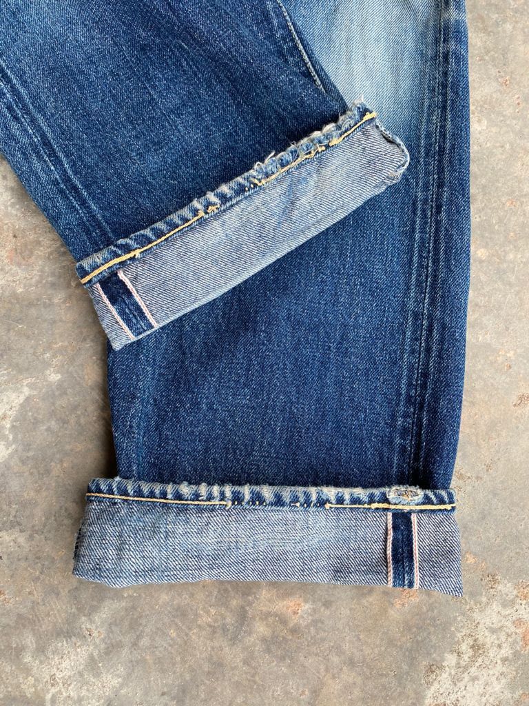 Levi's Vintage Clothing RARE🔥Repro True Vintage Distress Levi's 501 of 1955 Jeans Size US 31 - 9 Thumbnail