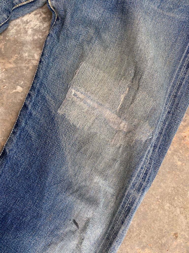 Levi's Vintage Clothing RARE🔥Repro True Vintage Distress Levi's 501 of 1955 Jeans Size US 31 - 6 Thumbnail