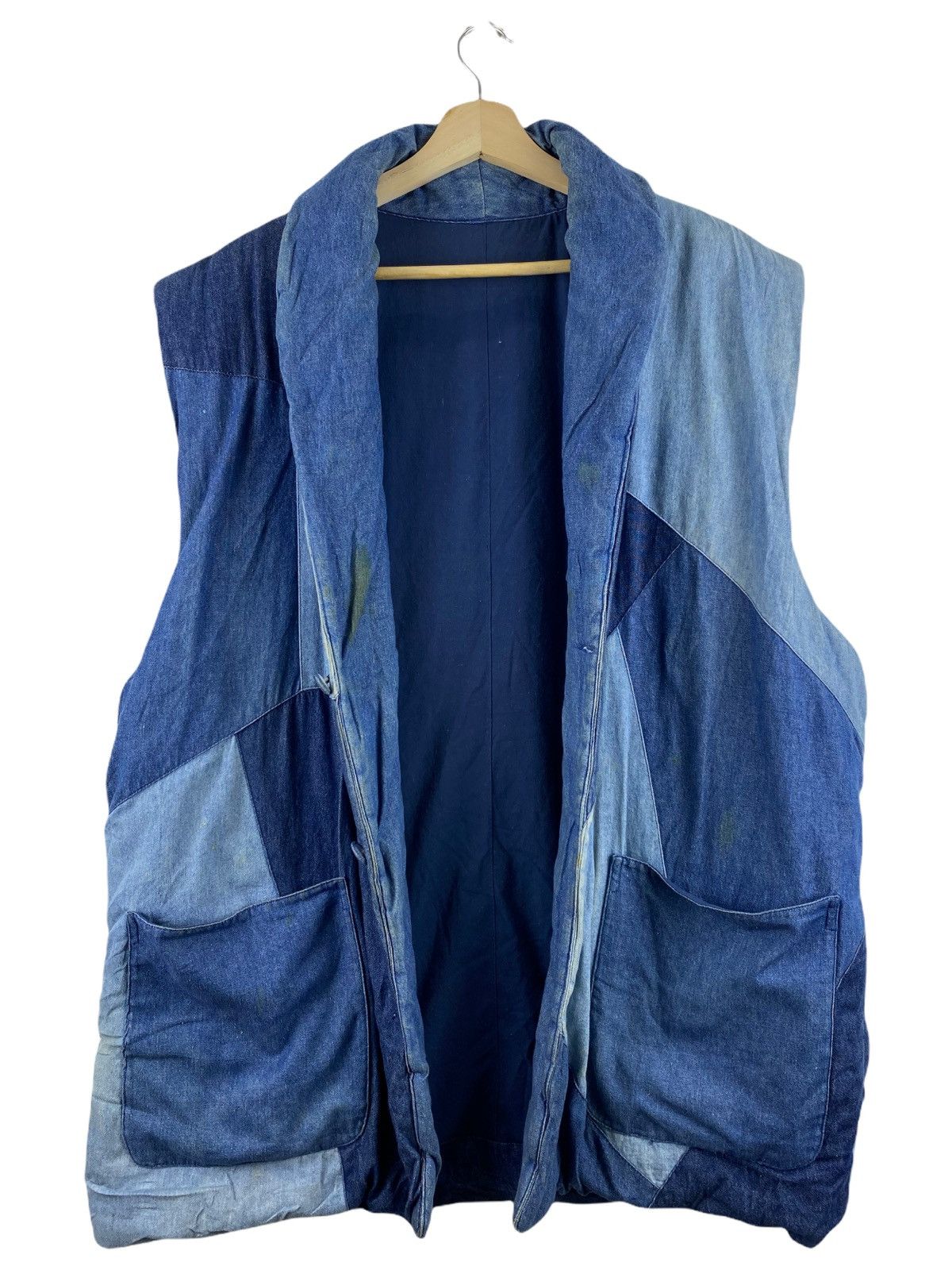Japanese Brand CUSTOM MADE PATCHWORK VEST STYLE Size US L / EU 52-54 / 3 - 3 Thumbnail