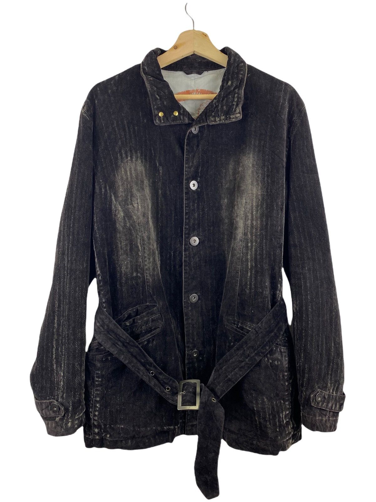 image of Mossimo Sport Velvet Distressed Jacket, Men's (Size Large)