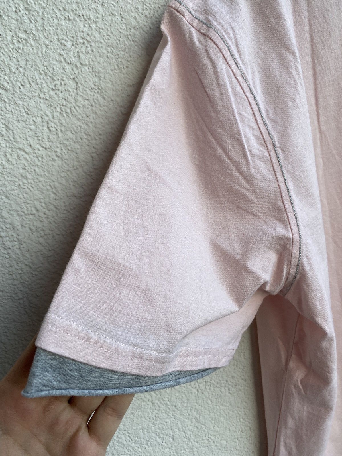 Yves Saint Laurent Pinky YSL T-shirt Double Layer Size US M / EU 48-50 / 2 - 7 Thumbnail