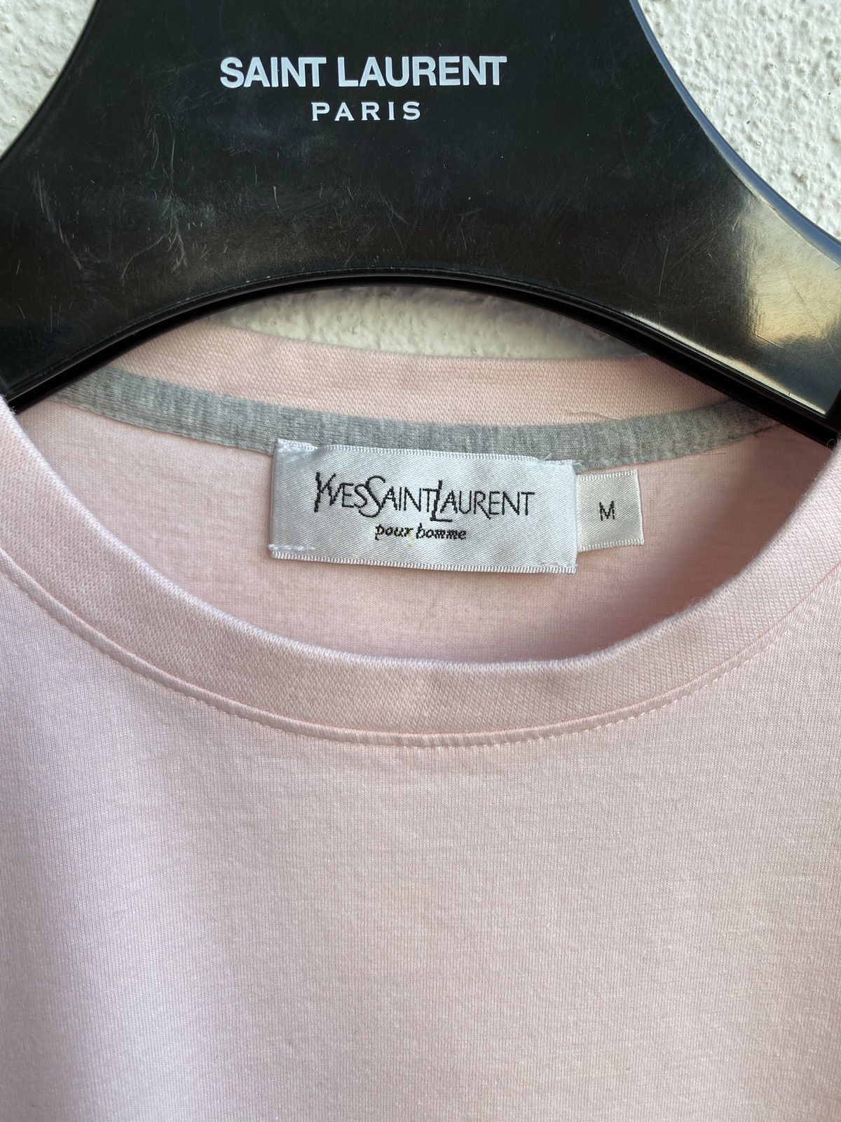 Yves Saint Laurent Pinky YSL T-shirt Double Layer Size US M / EU 48-50 / 2 - 4 Thumbnail