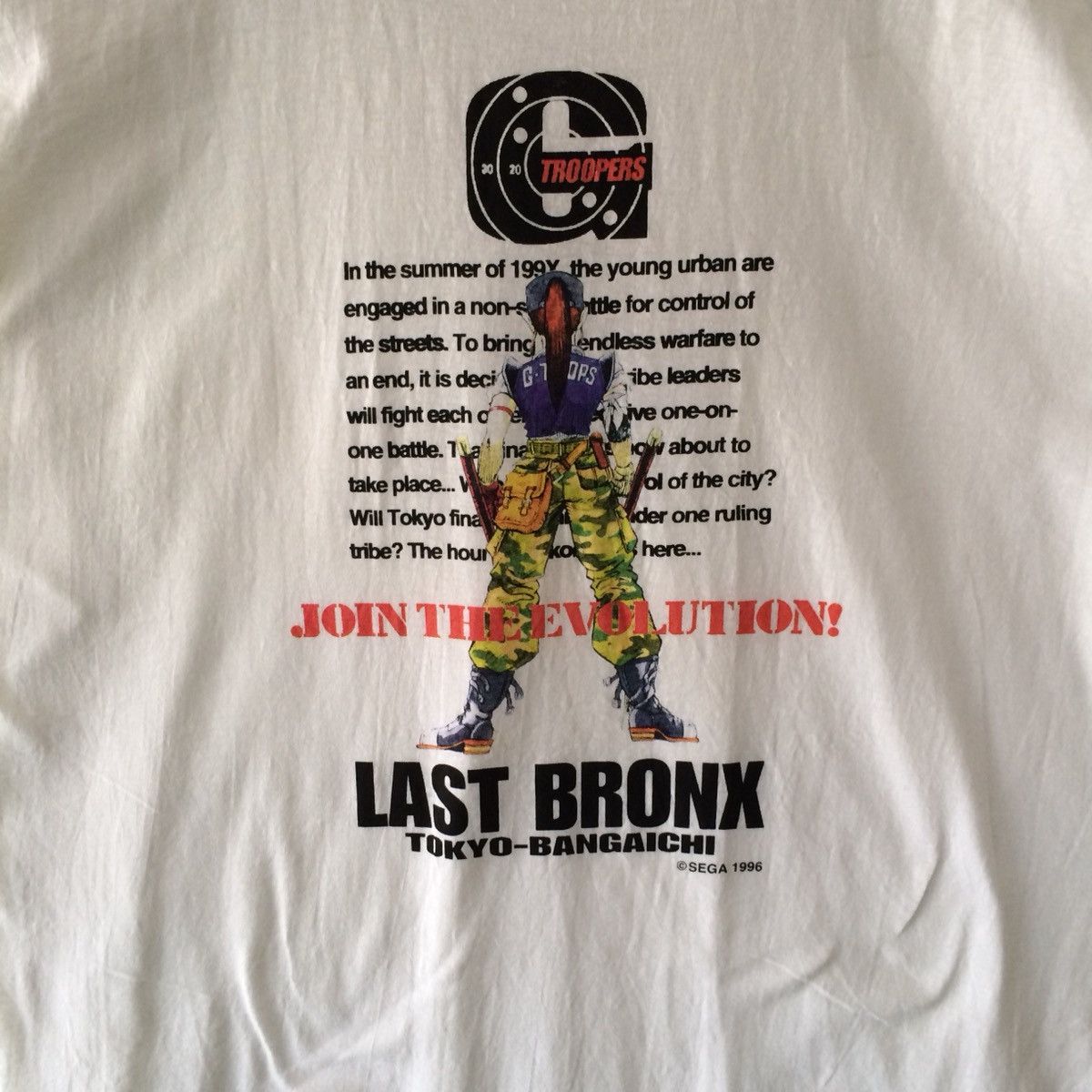 Vintage Vintage 90s Last Bronx Tokyo Bangaichi Sega Short Sleeve Tee Size US L / EU 52-54 / 3 - 2 Thumbnail